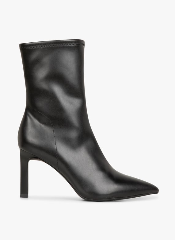 Bottines bout pointu a talon haut Noir