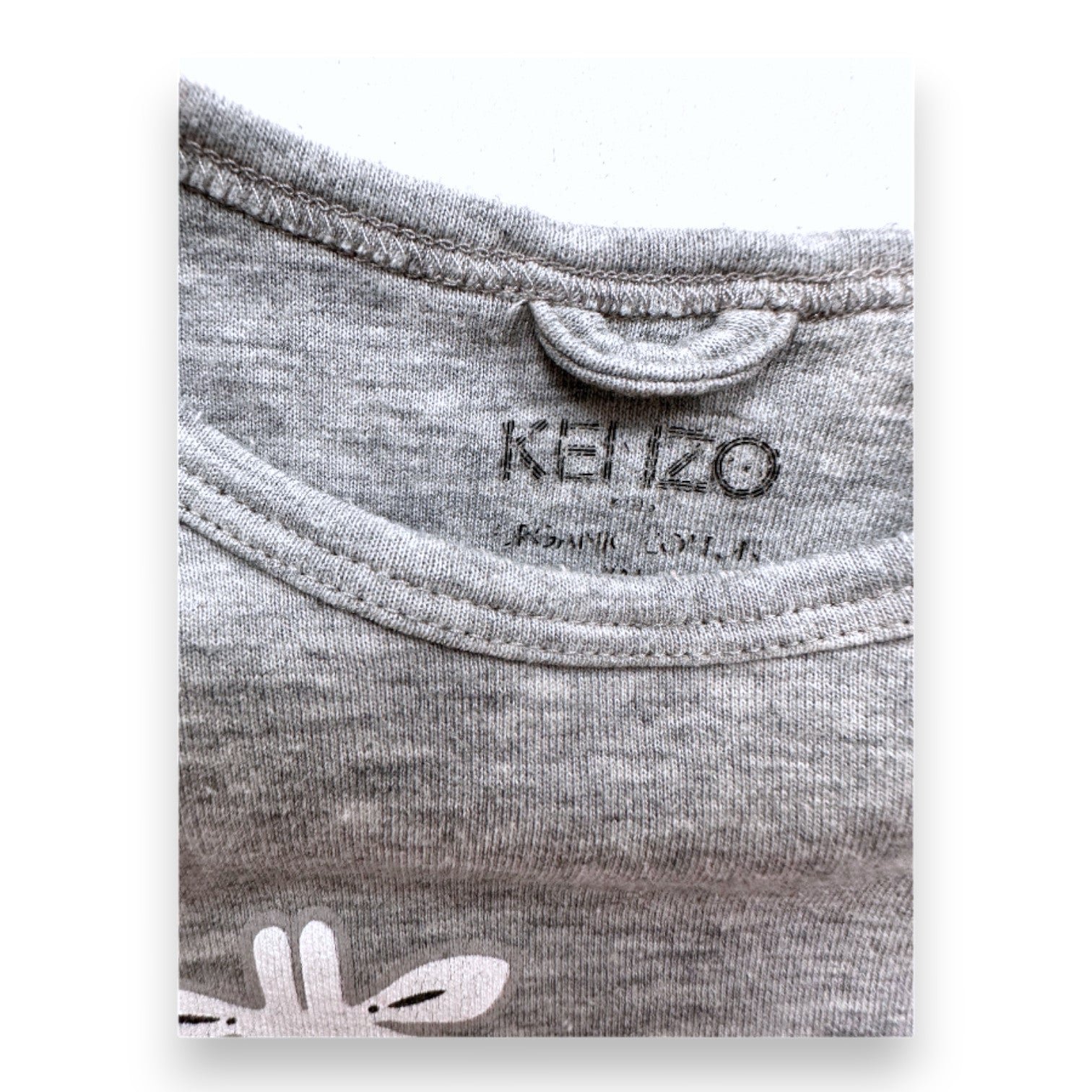Grey Baby T-shirt - 3 months KENZO - SECONDE MAIN Grey