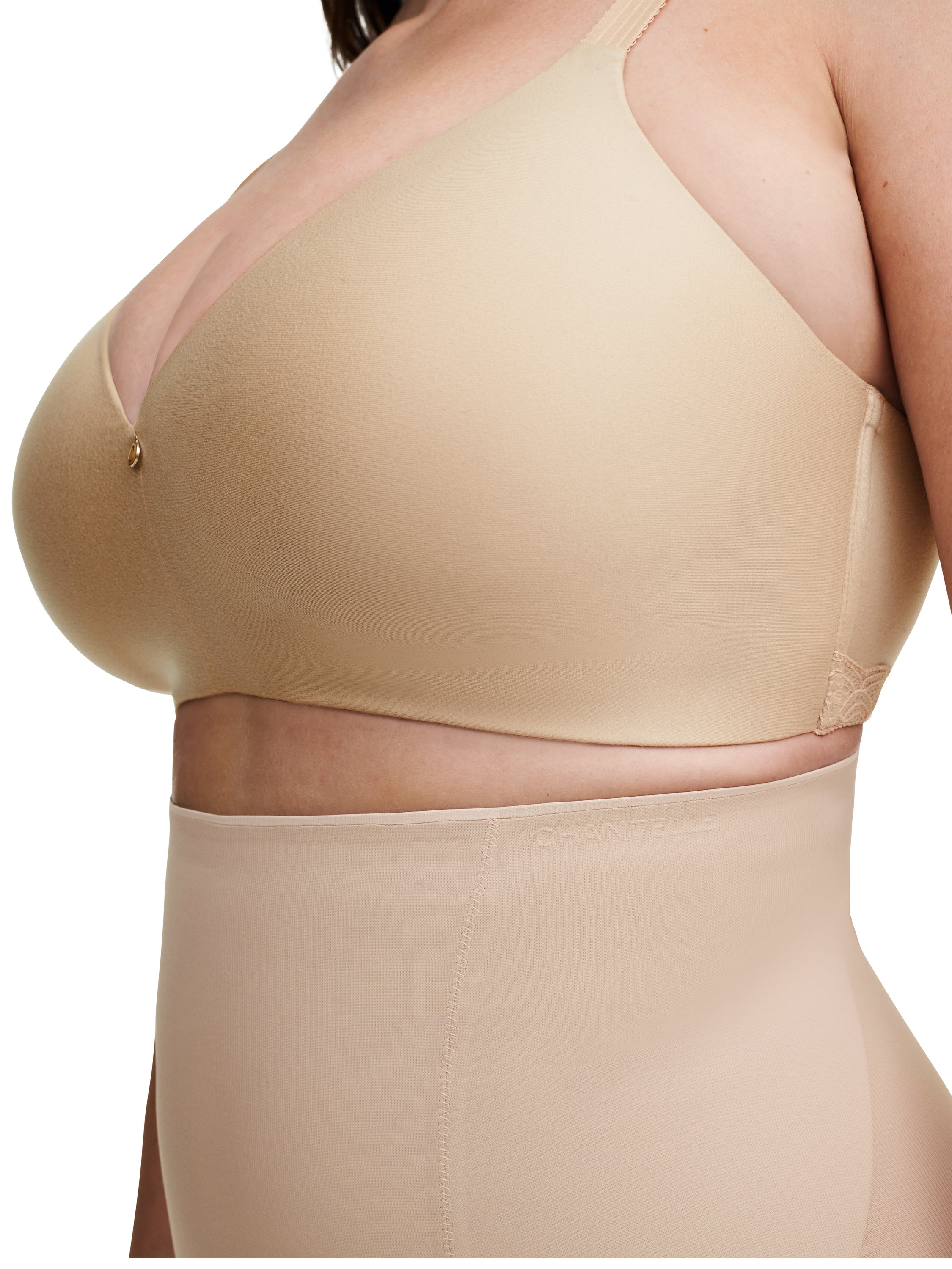 High-waisted shaping briefs CHANTELLE Beige
