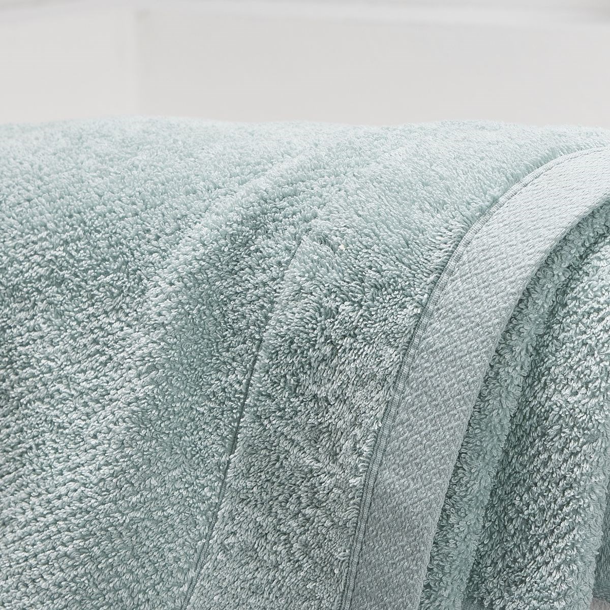 Solid color cotton bath towel TODAY LINGE DE MAISON Green