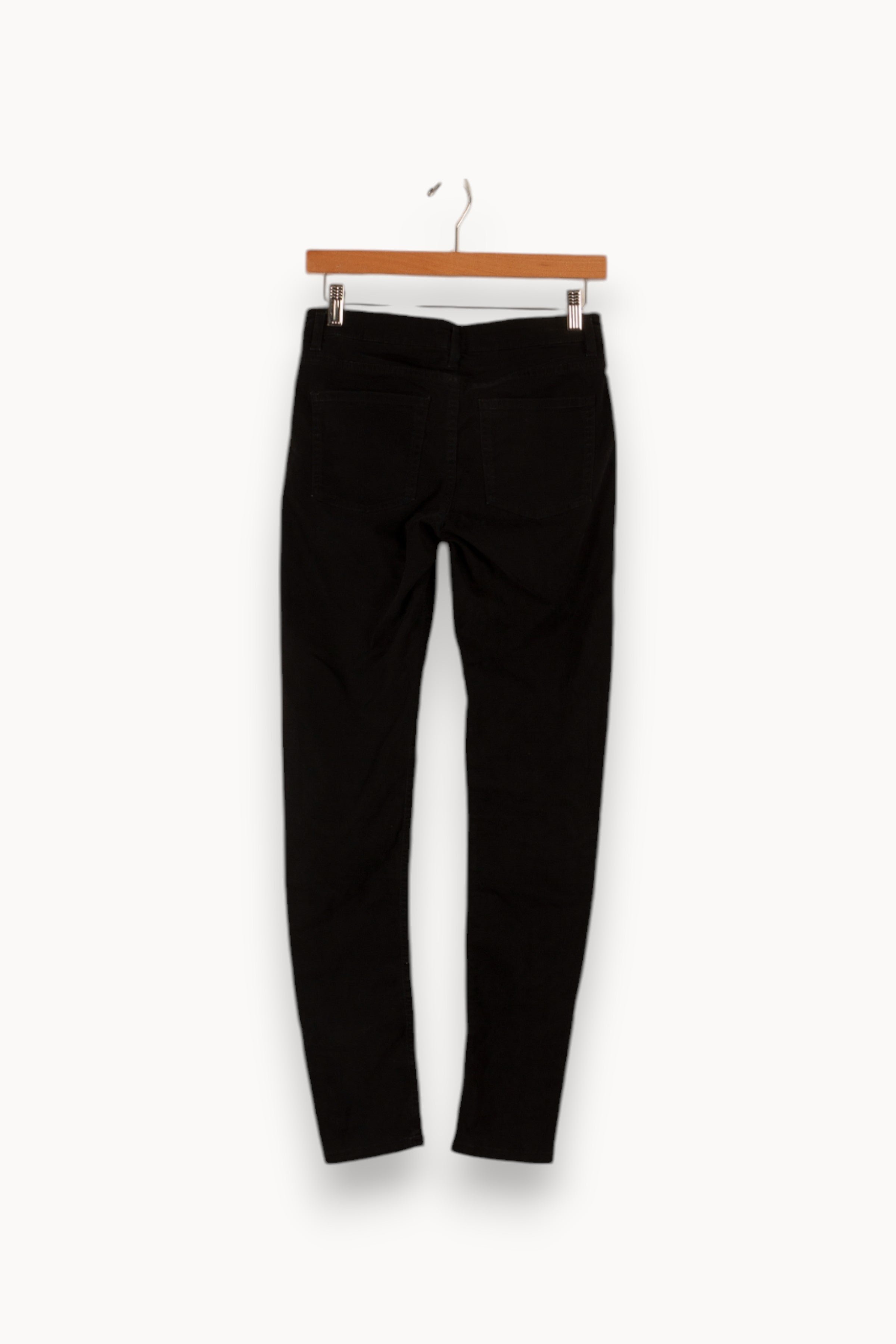 Cropped slim jeans with studs ACNE STUDIOS - Seconde Main Black