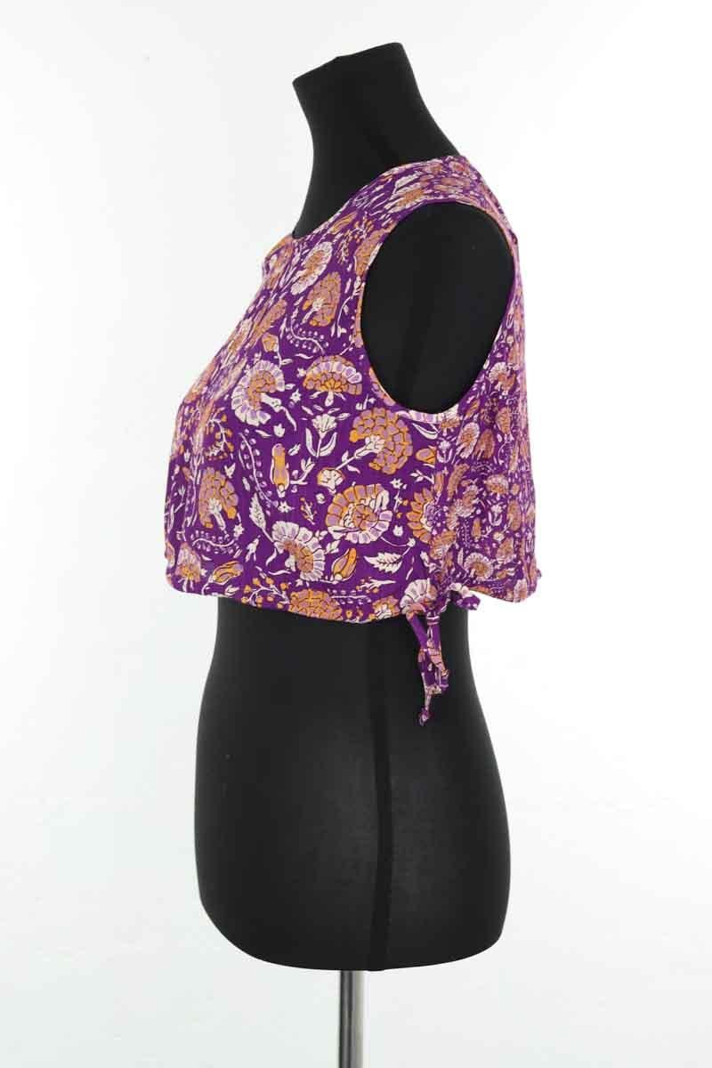 Azawood sleeveless top ANTIK BATIK - Seconde Main Purple