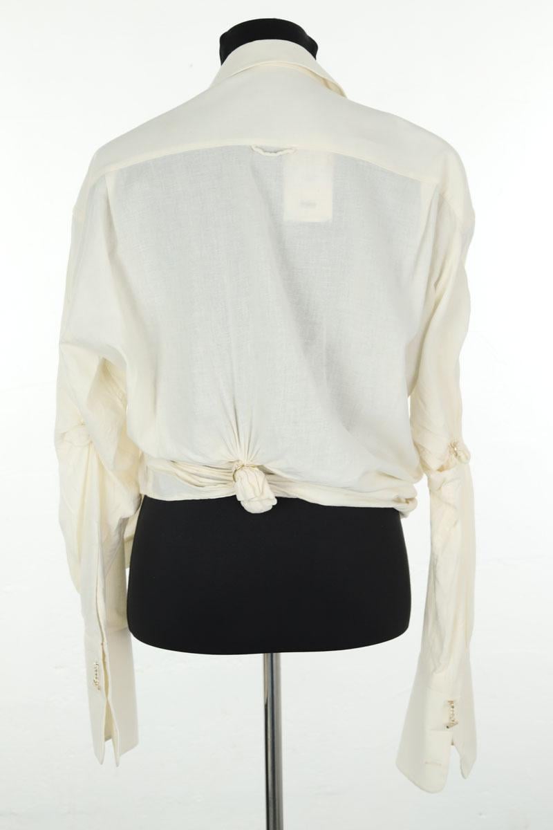 Cotton shirt JACQUEMUS- Seconde Main Beige