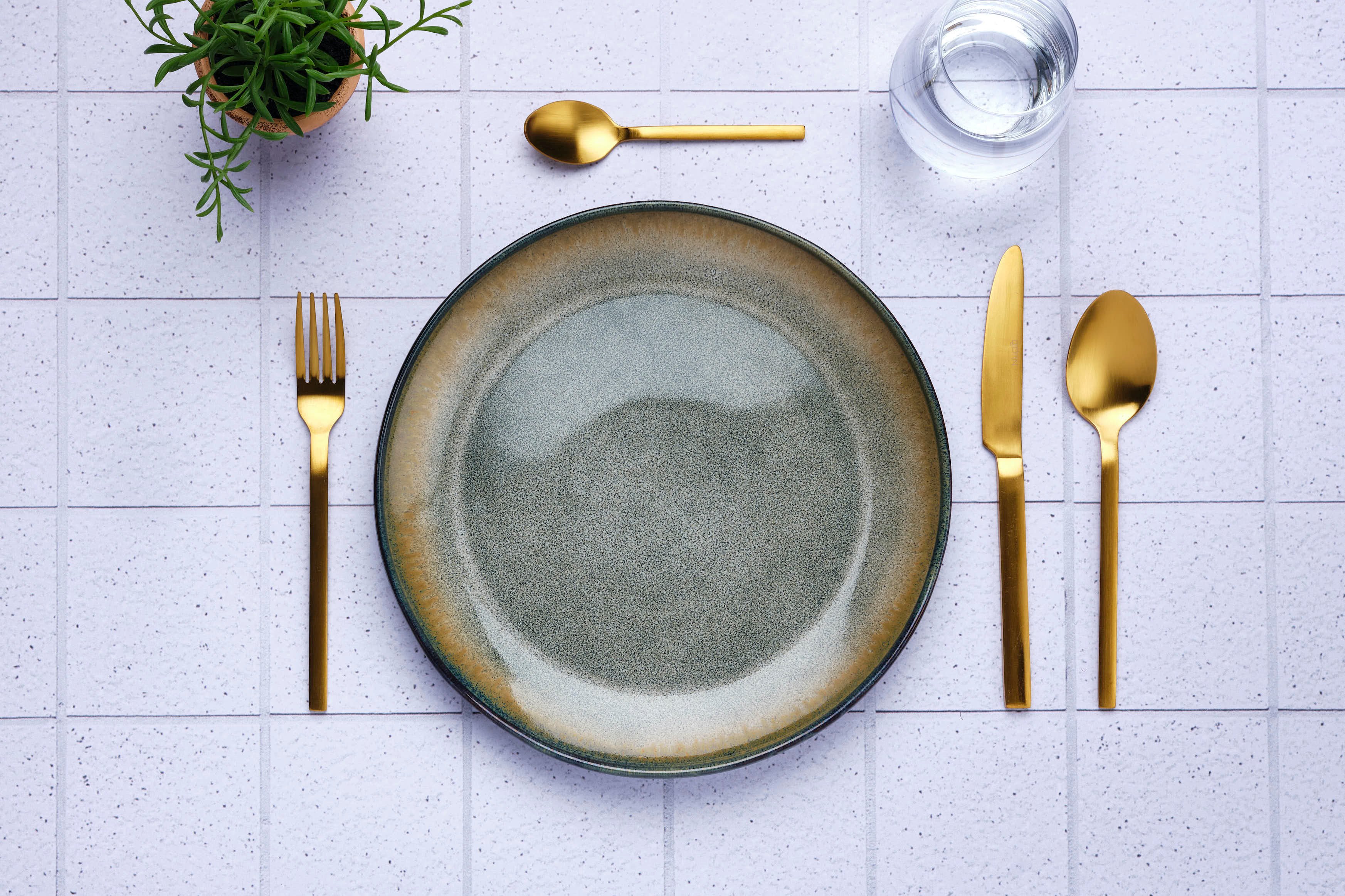 Set of 6 Telmo teaspoons - silver BJORN Golden