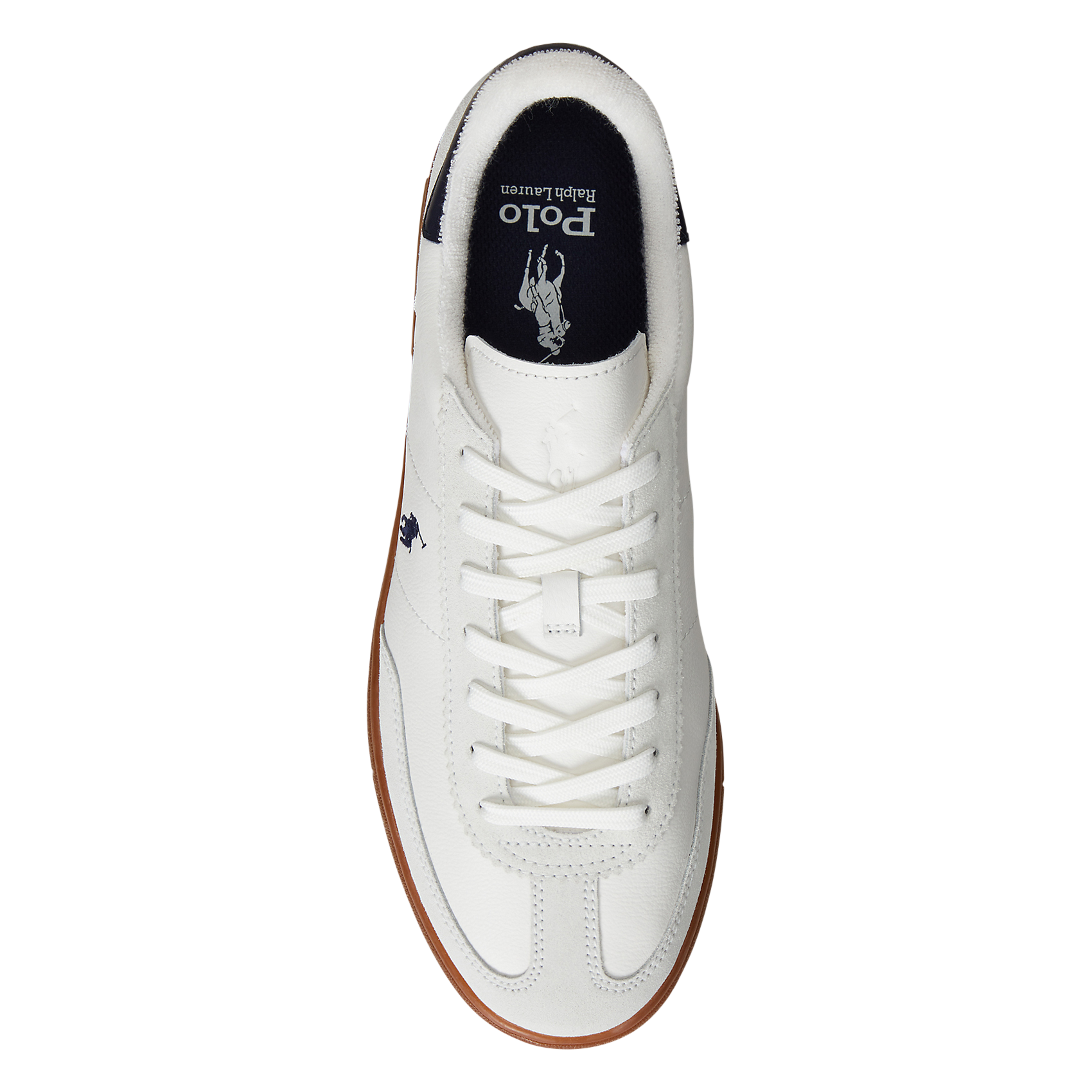 Baskets basses en cuir POLO RALPH LAUREN Blanc