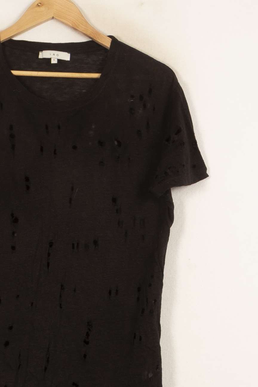 Tommy Badge T-shirt IRO - Seconde Main Black