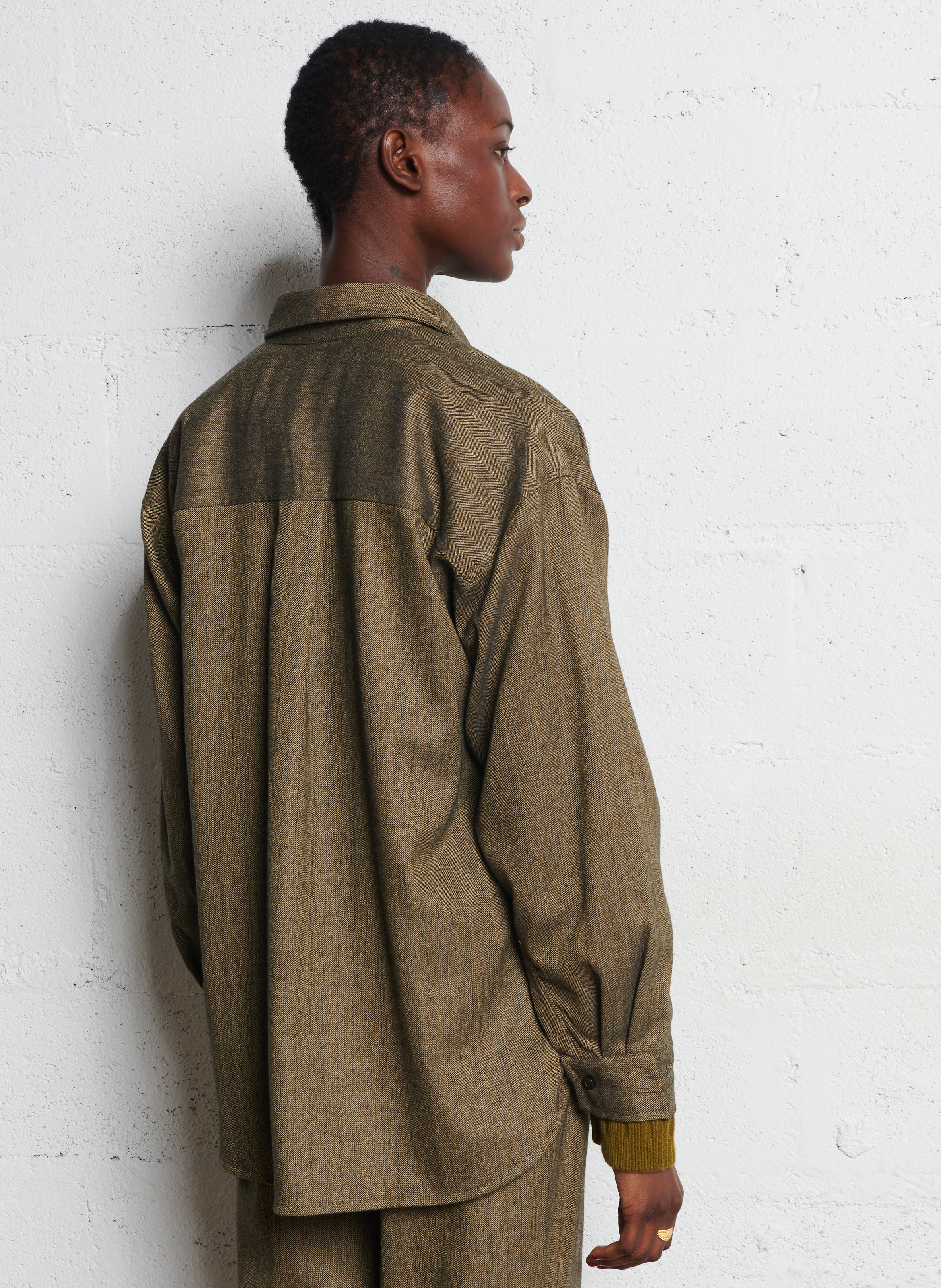 Chemise oversize col classique  SEE U SOON Beige