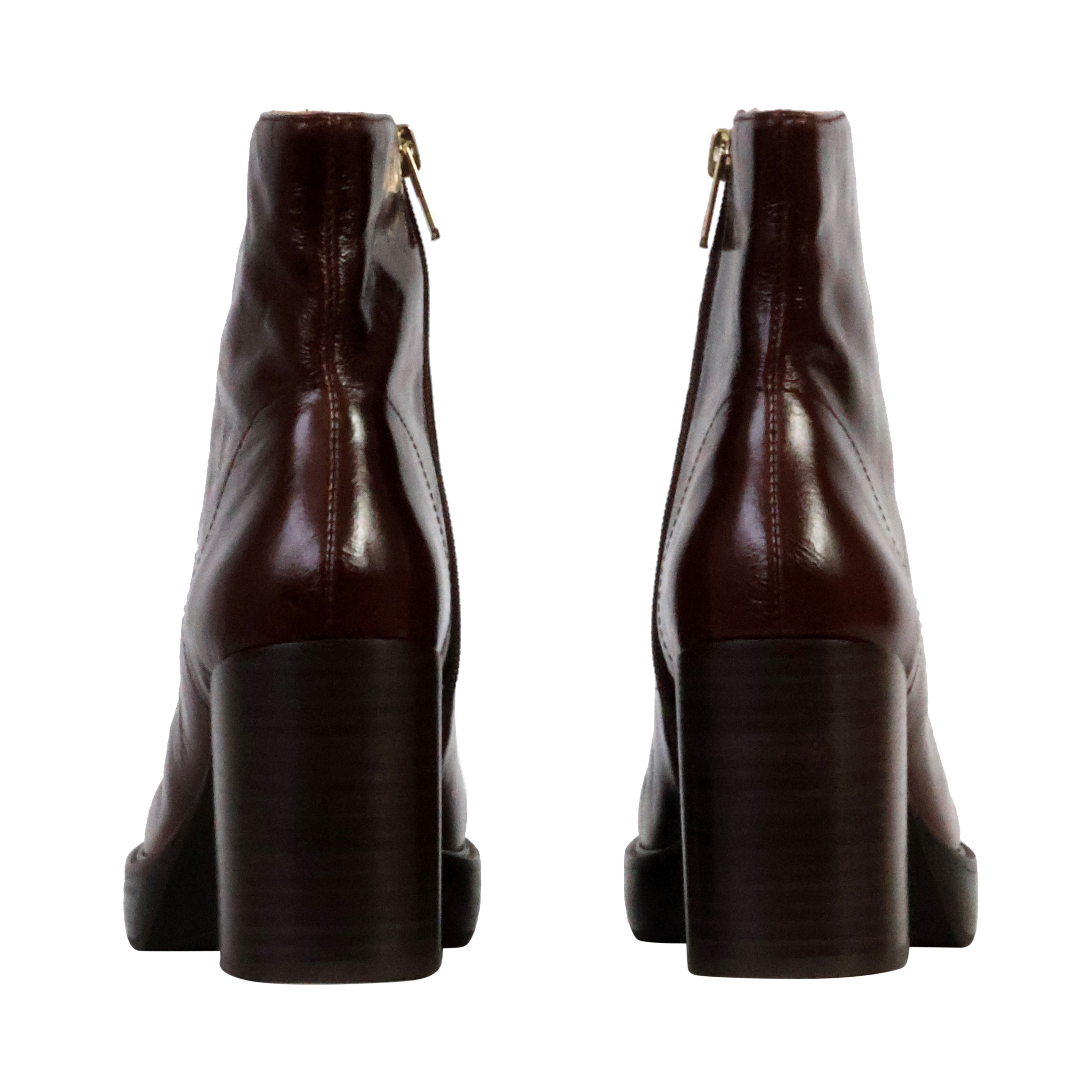 Clea leather ankle boots EMILIE KARSTON Brown