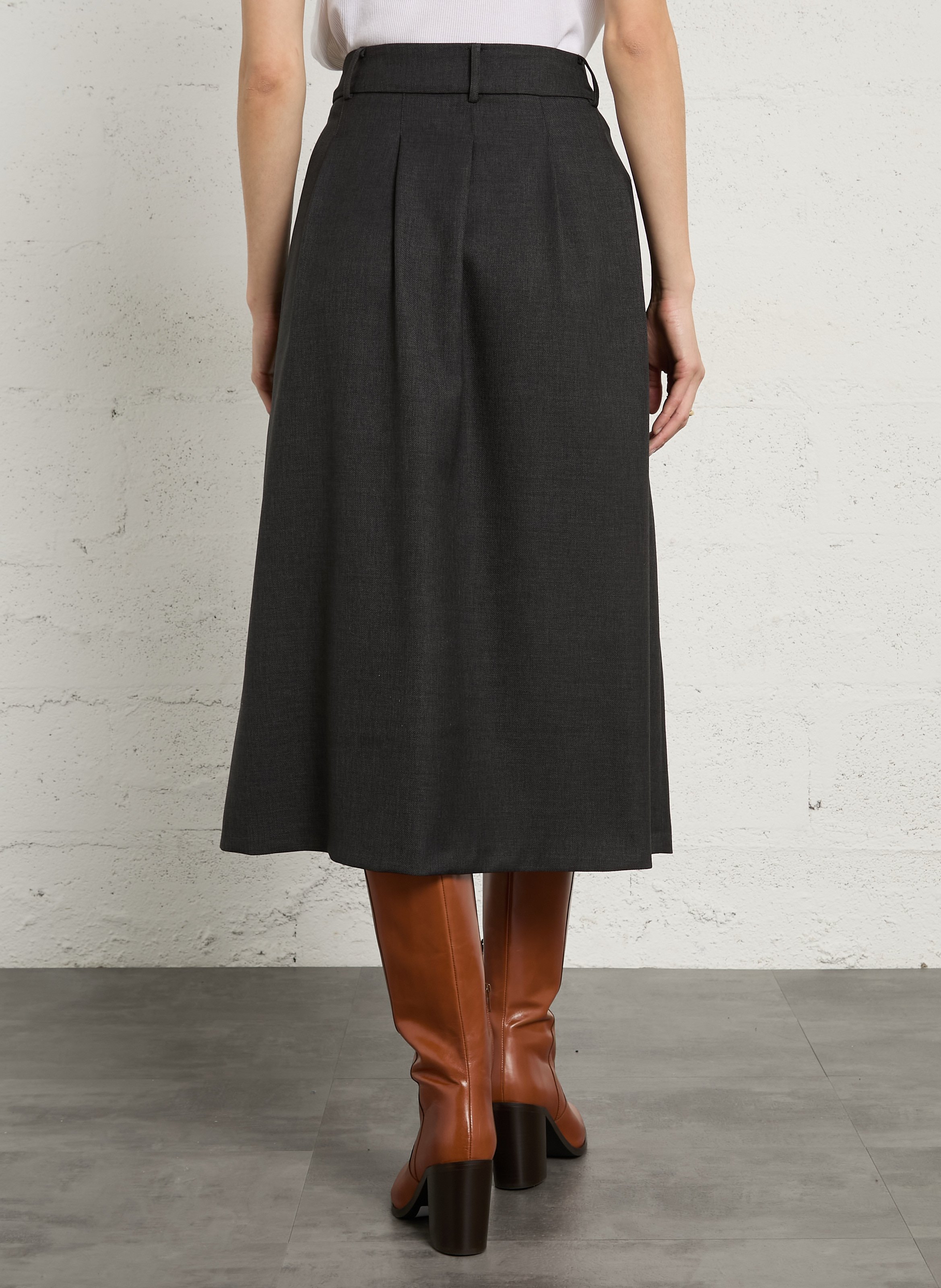 Midi-Rock MAISON 123 Grau