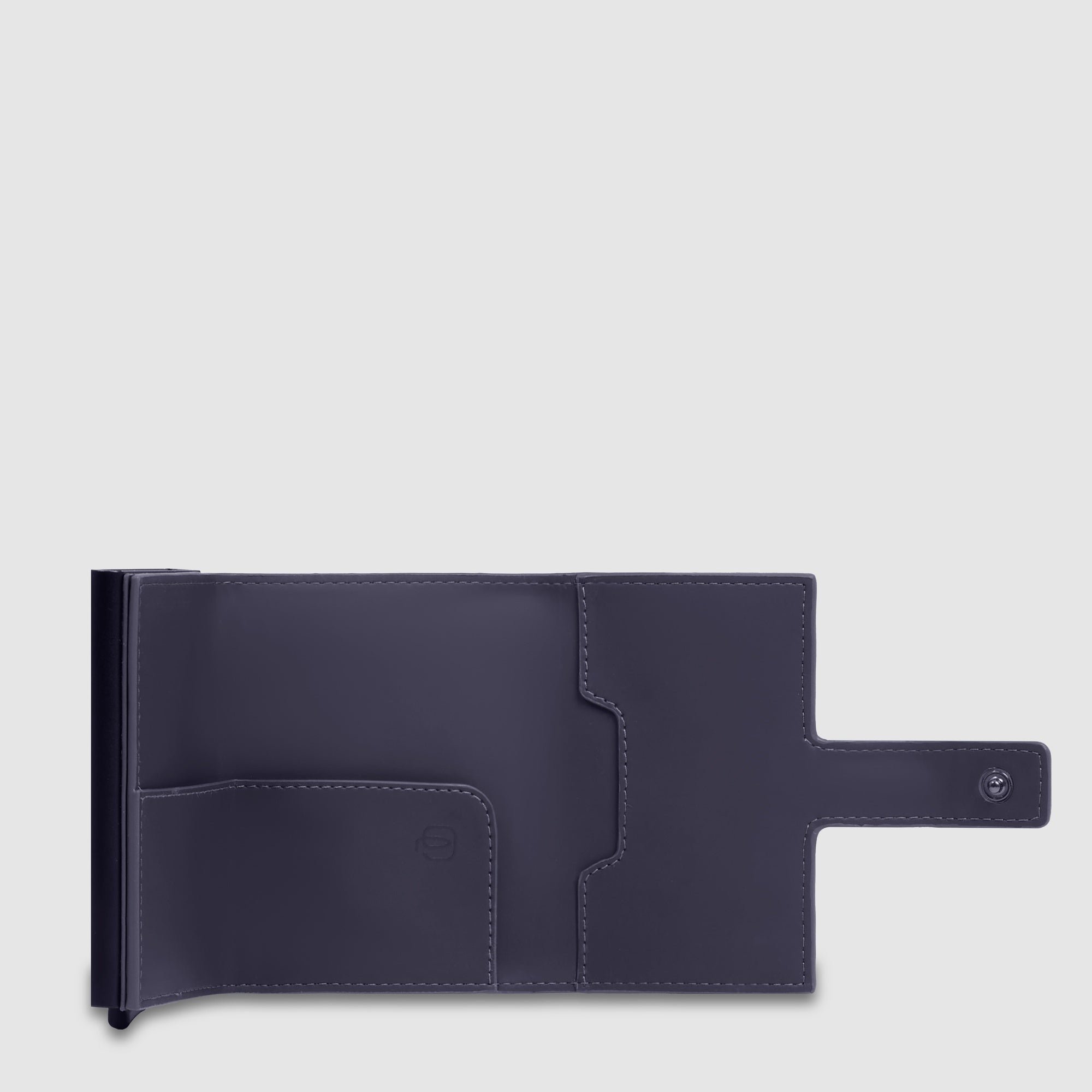 Automatic pop-up cardholder PIQUADRO Blue