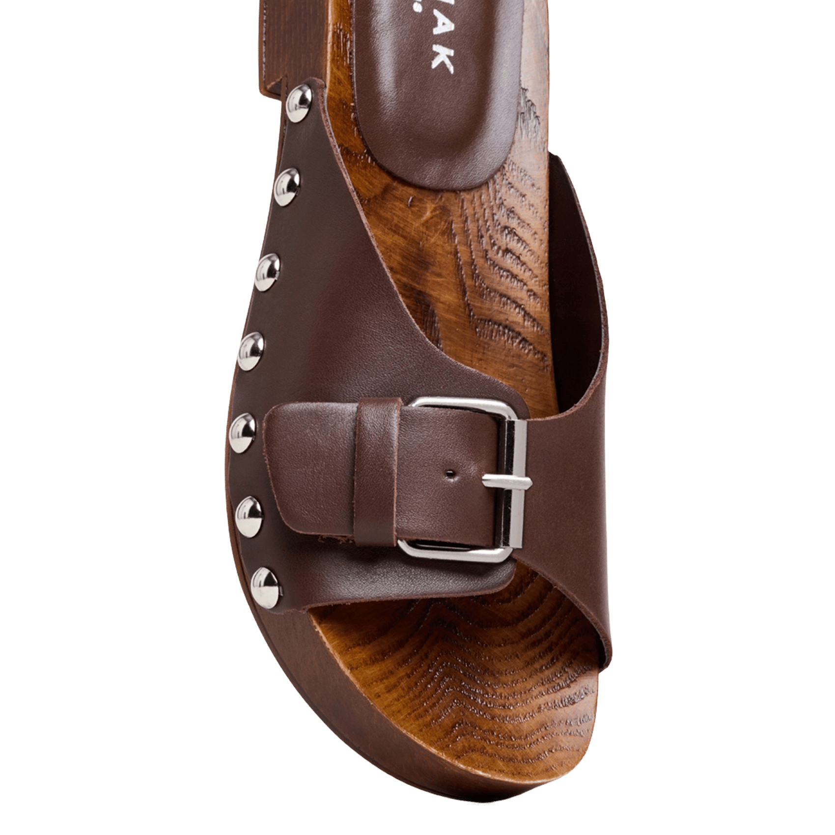 Leather mules JONAK Brown