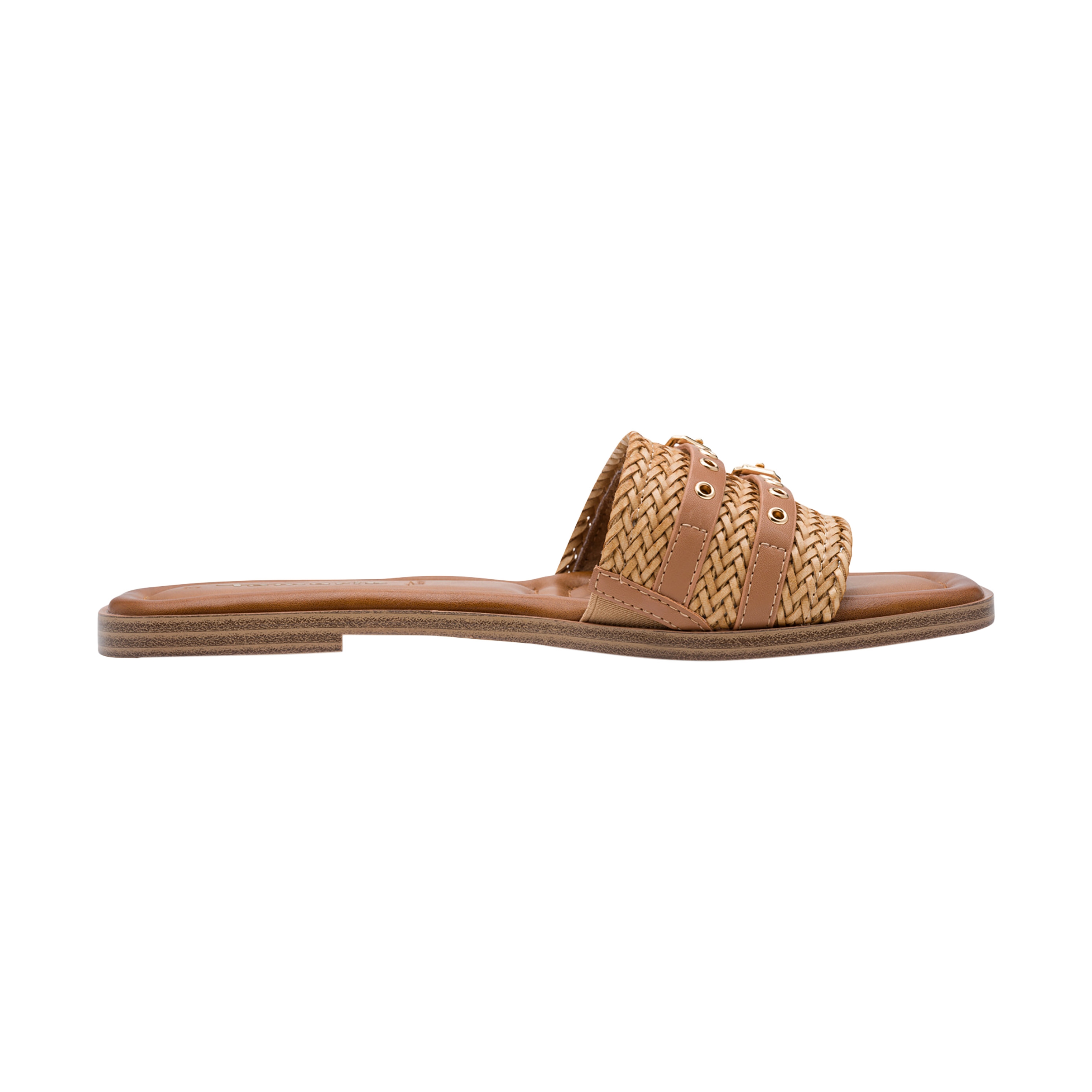 Flat slip-on mules TAMARIS Brown