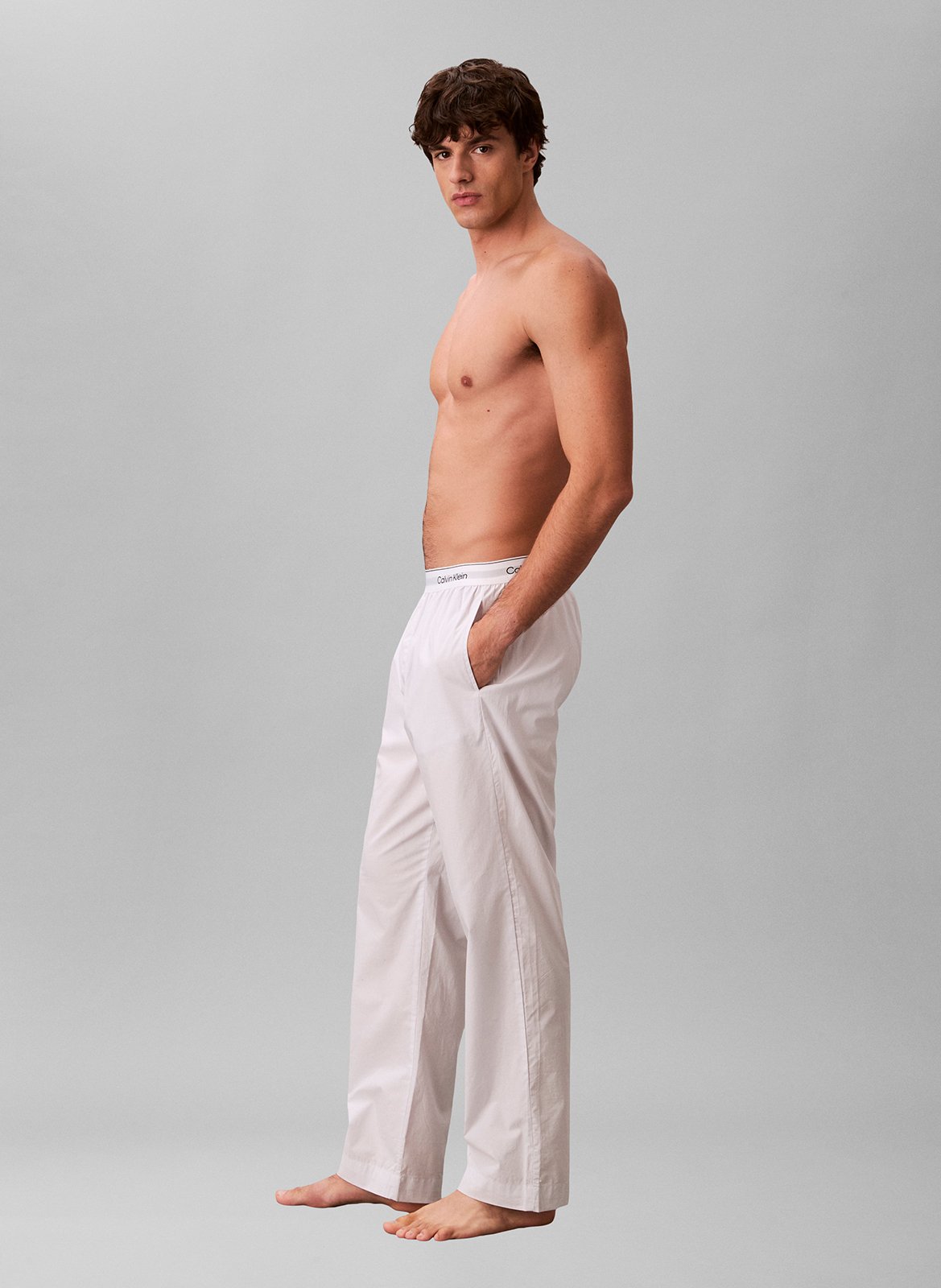 Monogrammed loungewear pants CALVIN KLEIN UNDERWEAR Grey