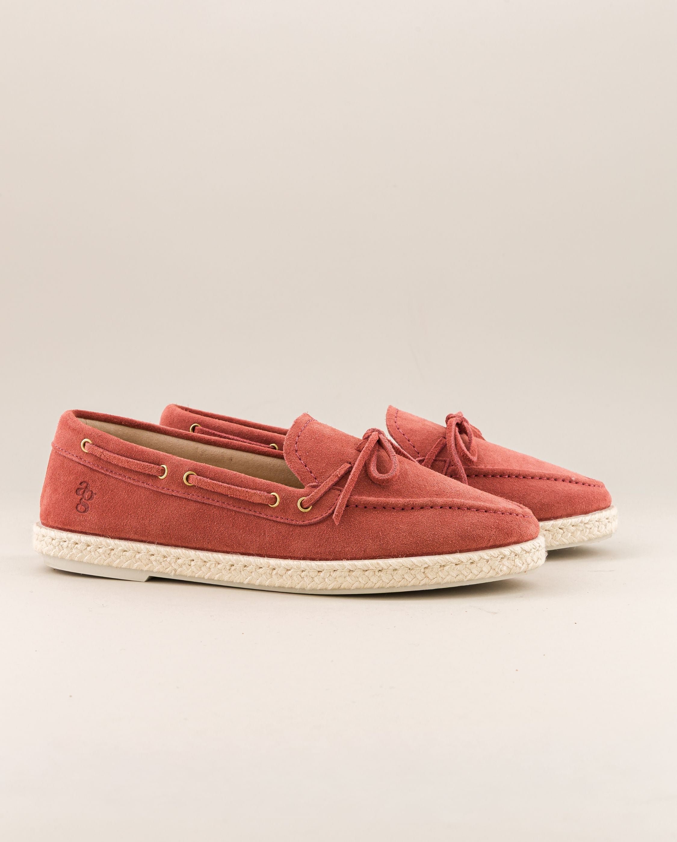 Betty women's terracotta leather boat shoe ANGARDE Brown