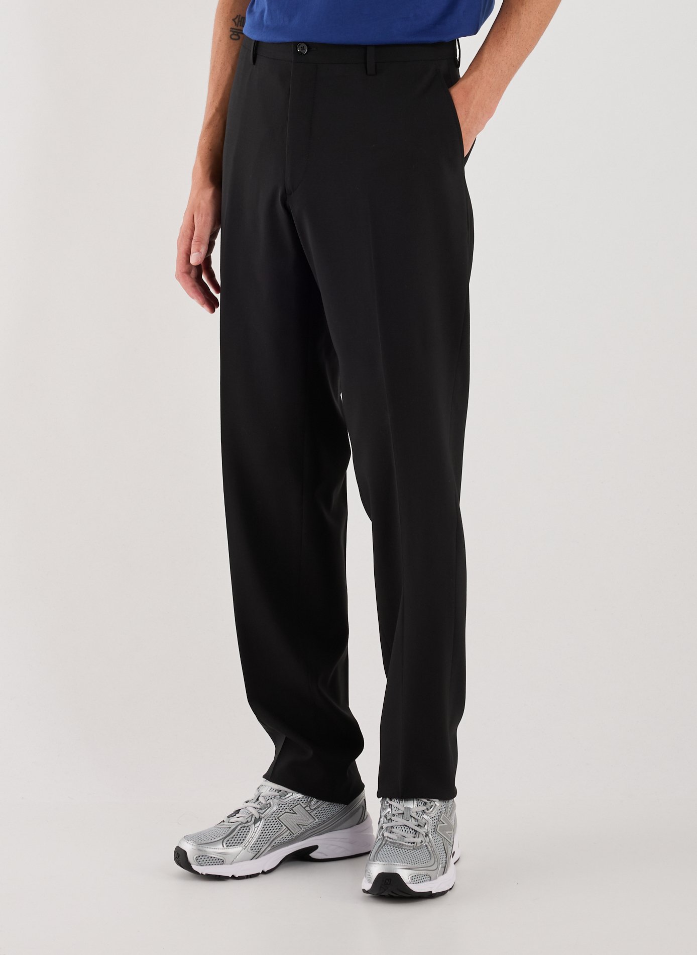 Solid wool blend pants dostum-d p AU PRINTEMPS PARIS Black