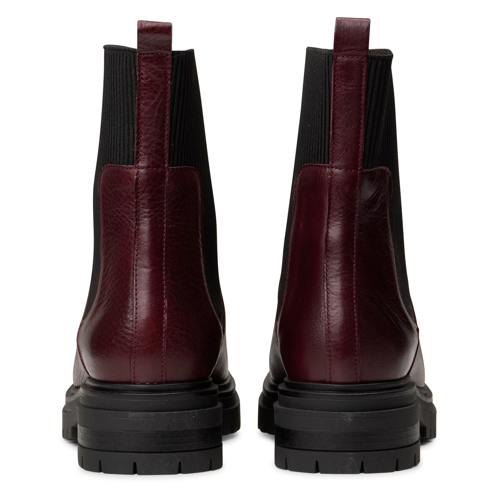 Bottines en cuir mélangé  | Rouge MELLOW YELLOW Femme