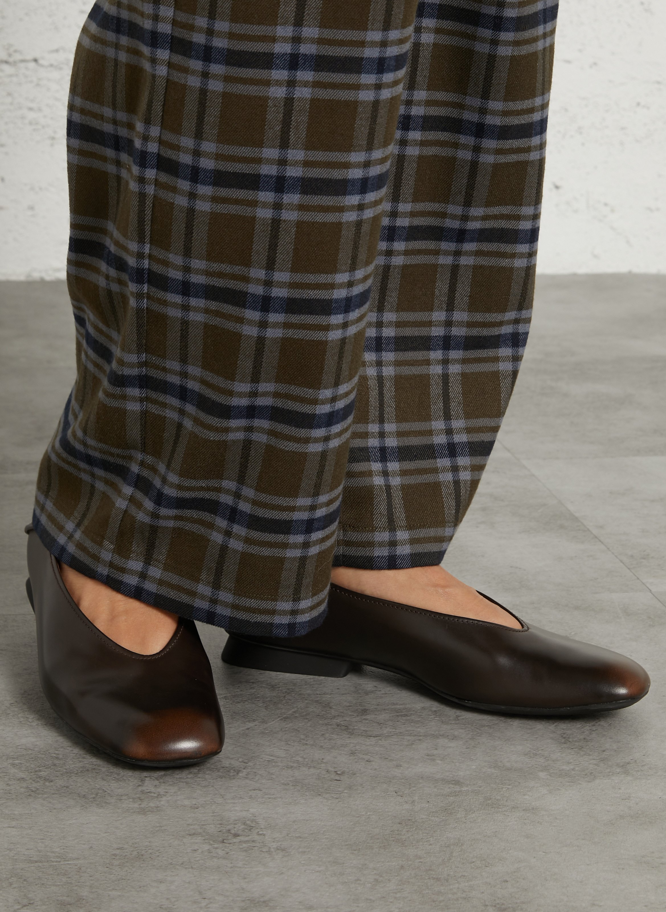 Ballerines en cuir de bovin CAMPER Marron