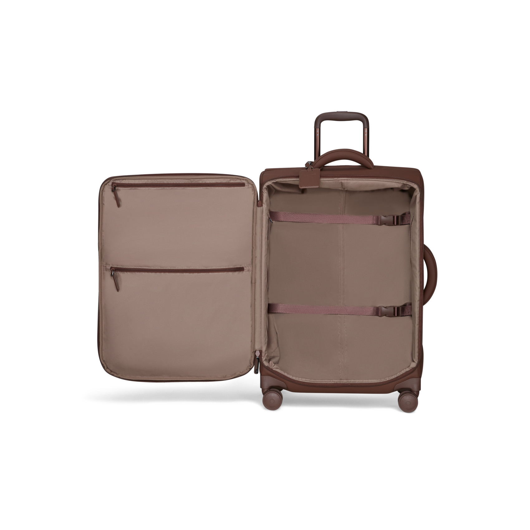 Lost in Berlin 4-wheel suitcase size M | Brown LIPAULT Women