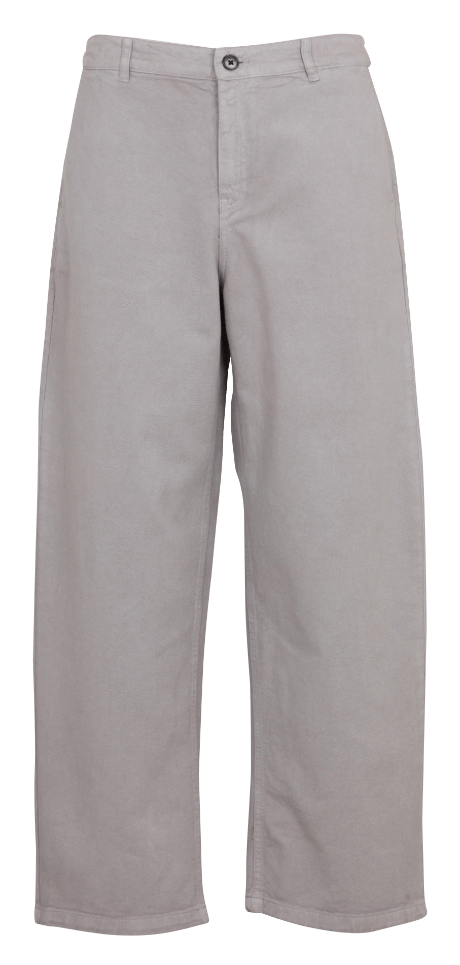 Wide-leg cotton-blend pants BELLEPIECE Grey