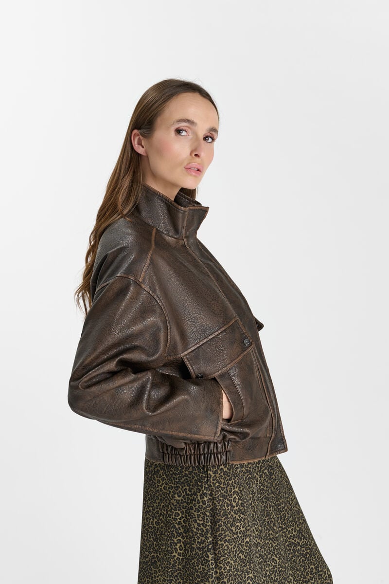 Long straight dress LE TEMPS DES CERISES Khaki