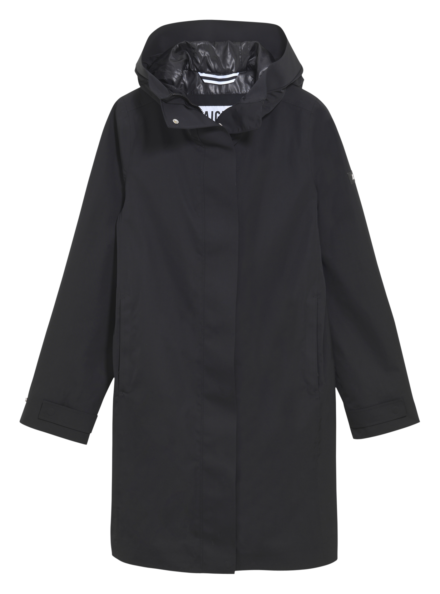 Parka imperméable col montant AIGLE Noir