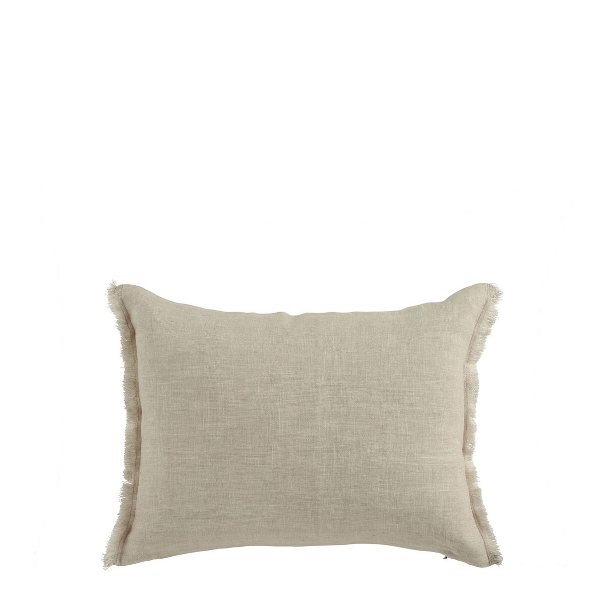 Chloé washed linen cushion cover - Celadon - 50 x 50 cm BLANC D'IVOIRE Beige