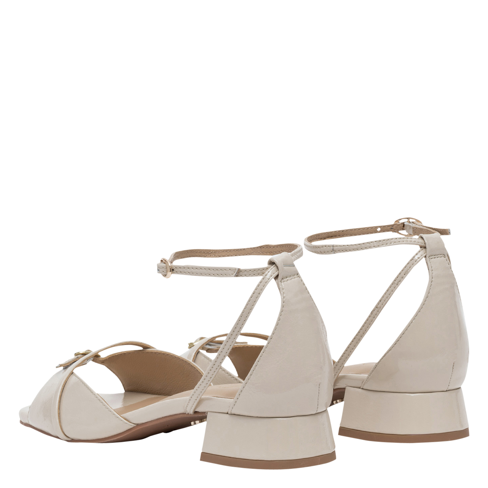 Ledersandalen BOCAGE Beige