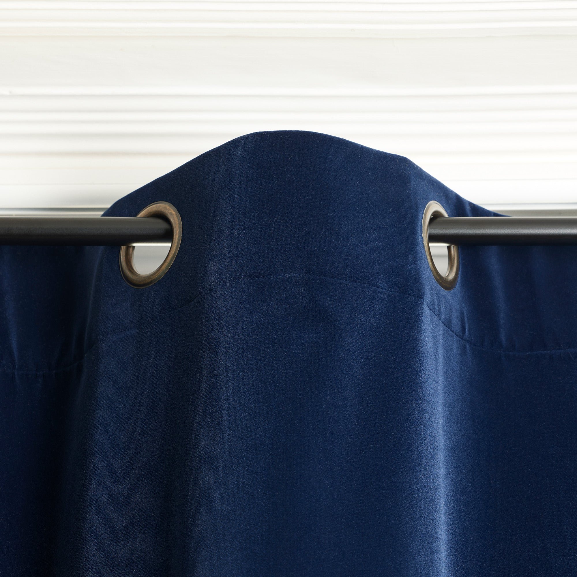 AQUARELA - Curtain with golden eyelets MADURA Blue