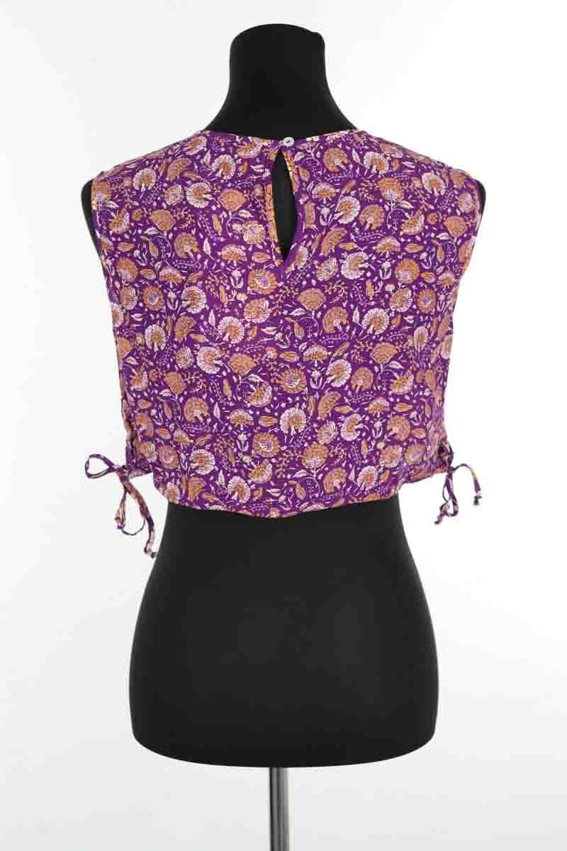 Azawood sleeveless top ANTIK BATIK - Seconde Main Purple