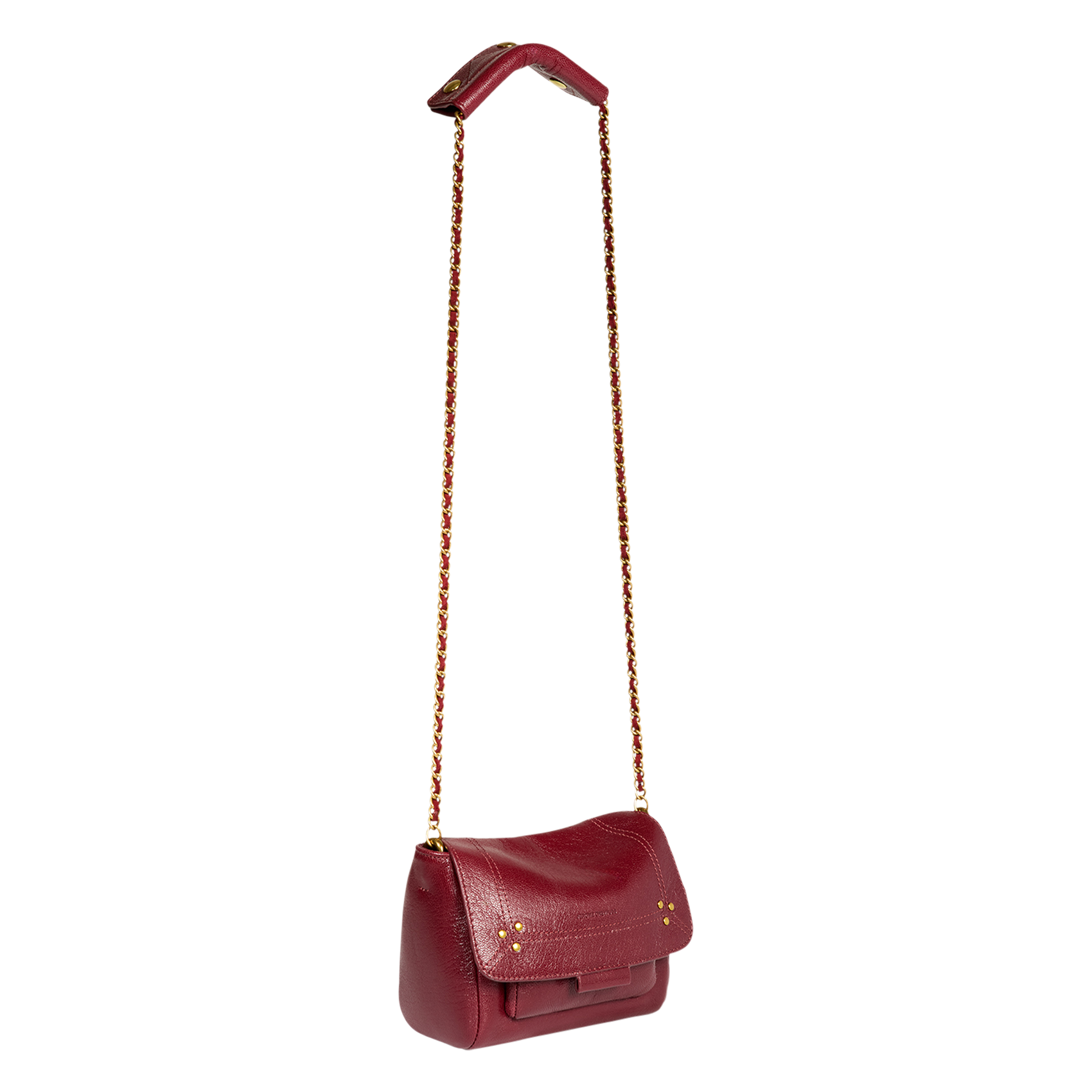 Mini sac bandoulière en cuir  JEROME DREYFUSS Rouge