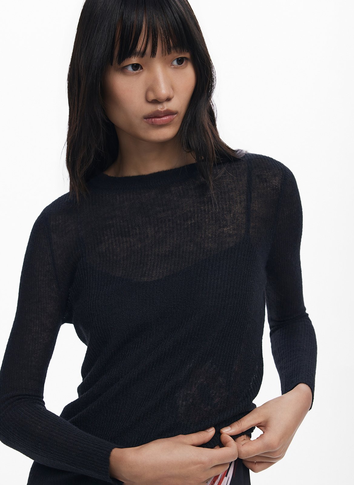 Robe midi à imprimé floral DESIGUAL Noir