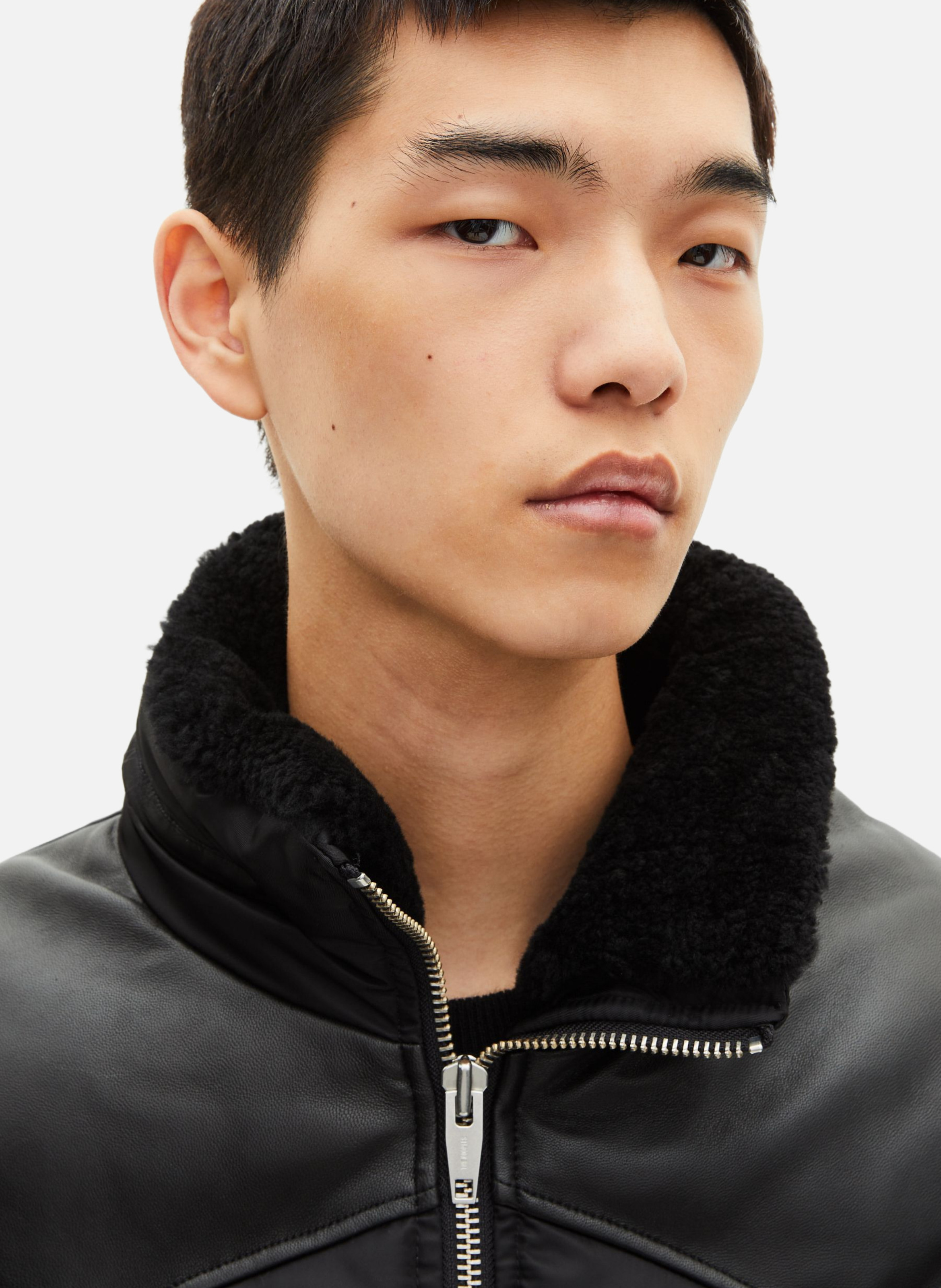 Lightweight quilted padded jacket with high neck THE KOOPLES Black