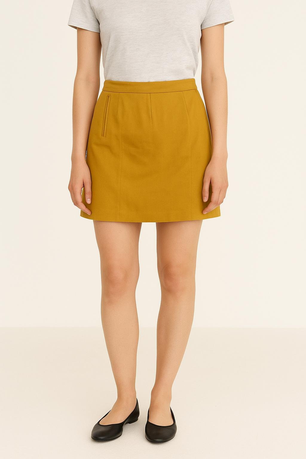 Short & midi skirt COMPTOIR DES COTONNIERS - Seconde main Yellow