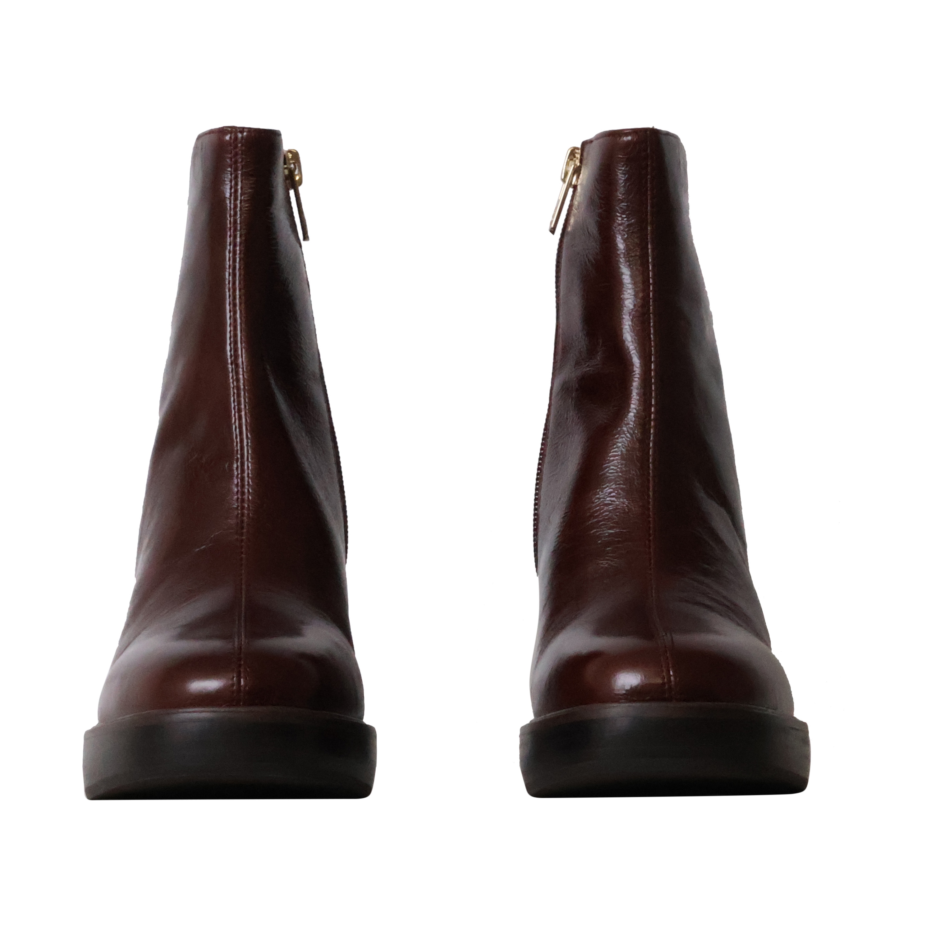 Clea leather ankle boots EMILIE KARSTON Brown
