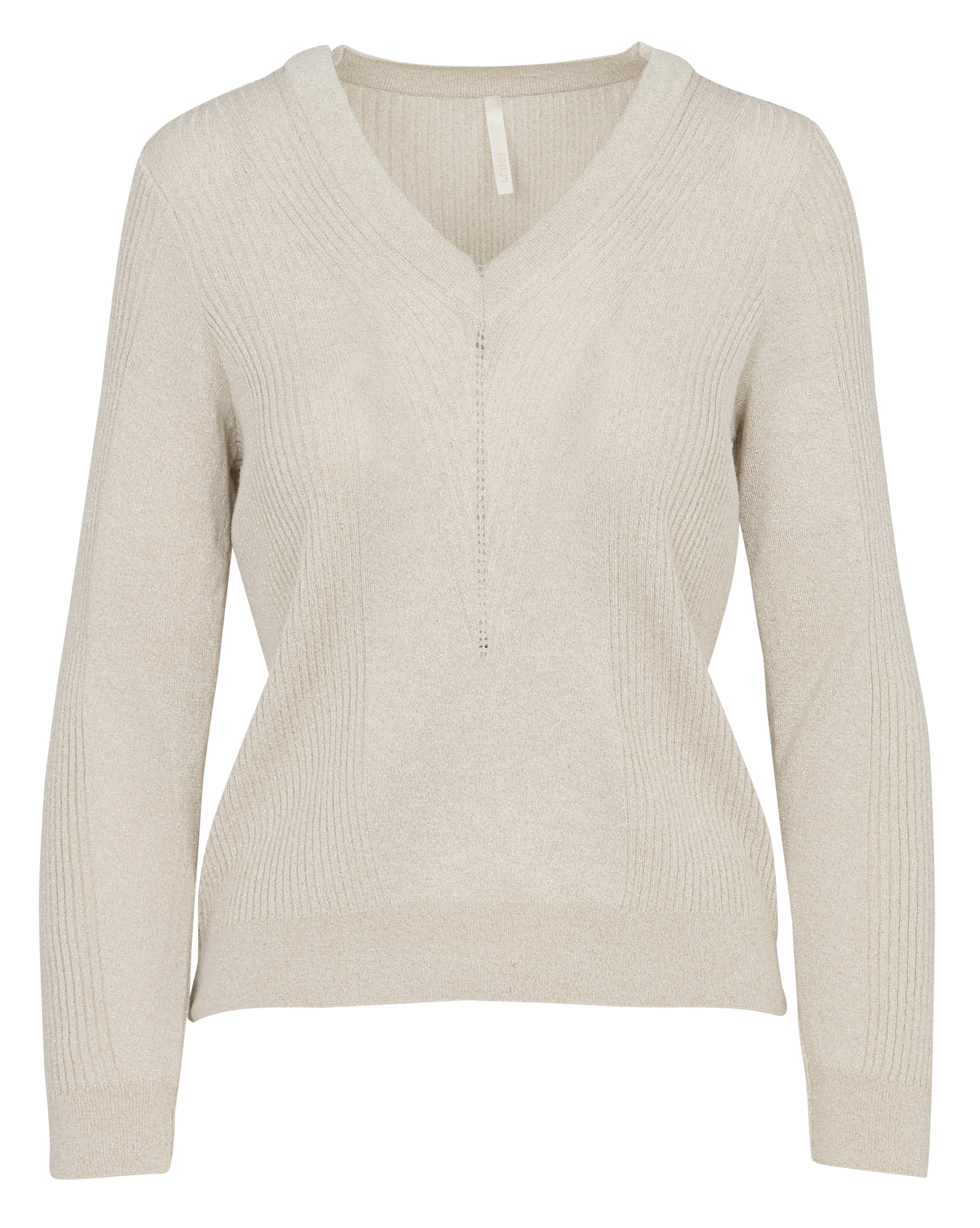 Pull col v  I CODE Blanc