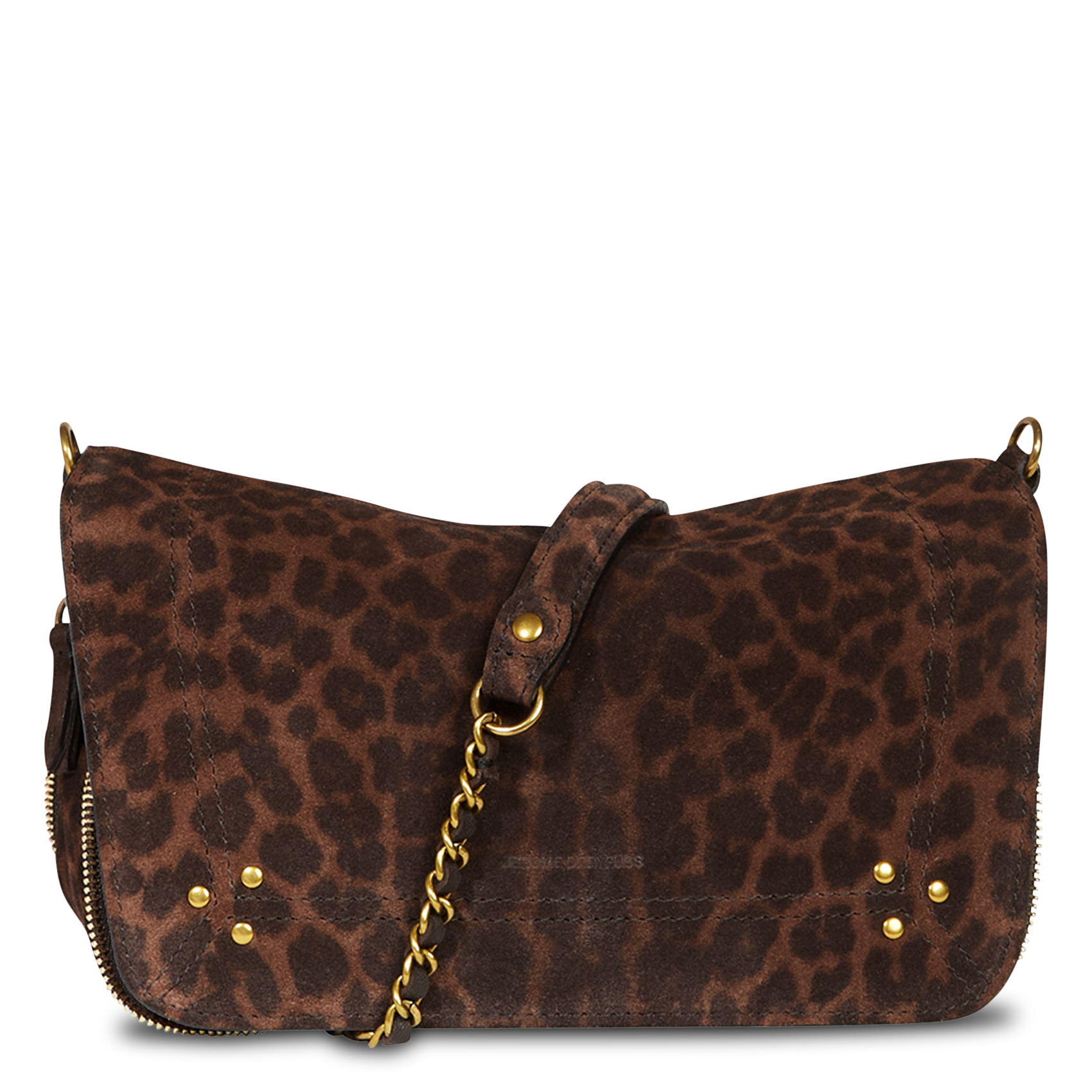 Printed shoulder bag in mixed leather JEROME DREYFUSS Multicolored