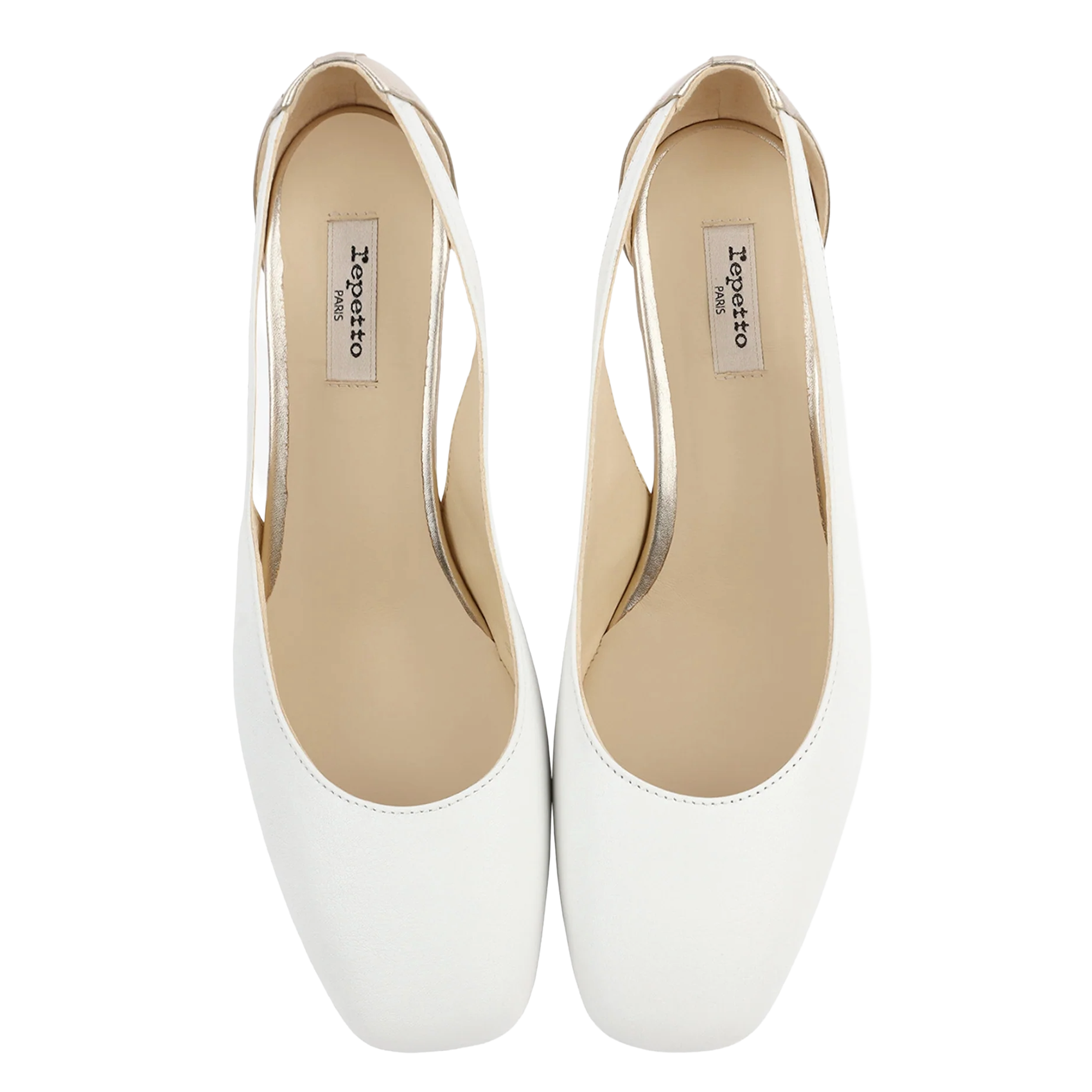 Escarpins en cuir REPETTO Blanc