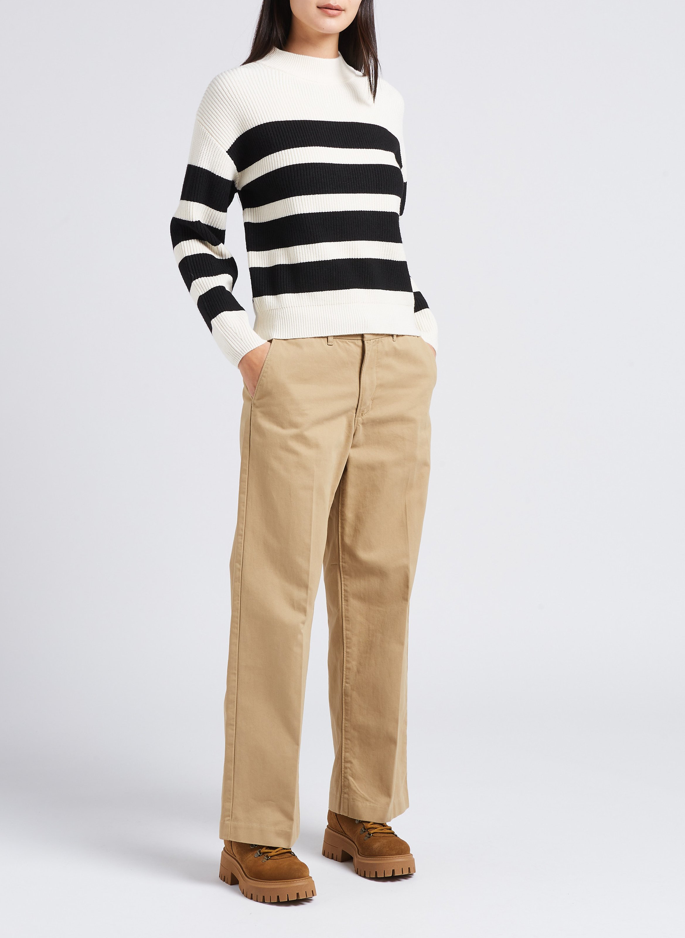 Pantalon droit en coton LEVI'S Beige