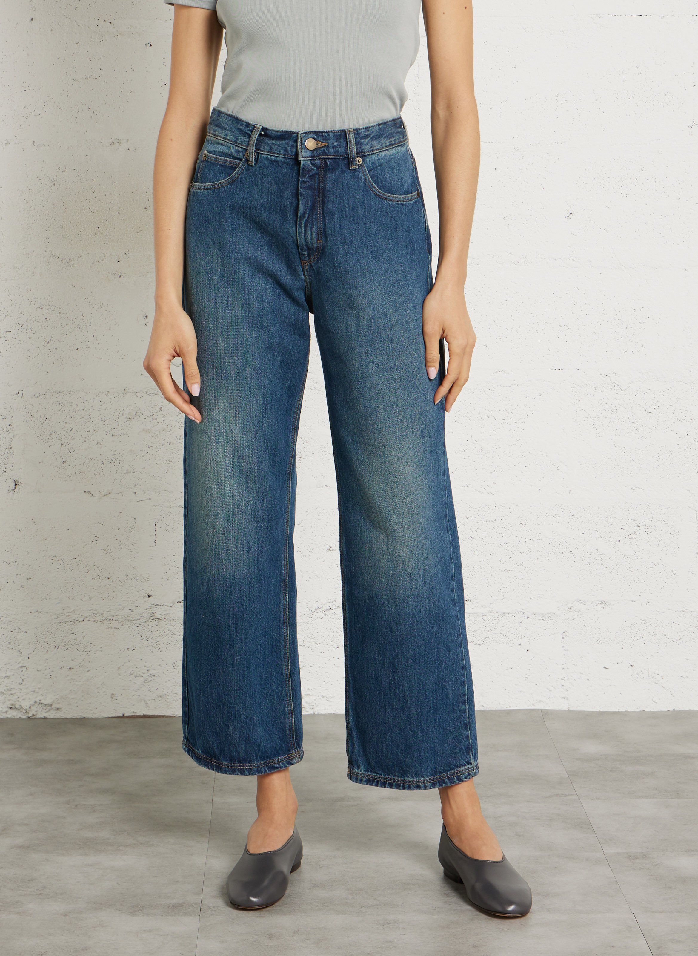 Jean gerade SOEUR Blau