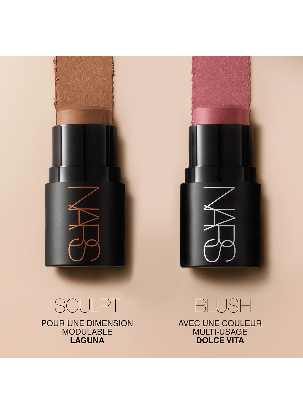 THE MULTIPLE MINI BLUSH & SCULPT DUO – Duo Mini Blush & Sculpter multi-usage NARS Dolce vita - laguna