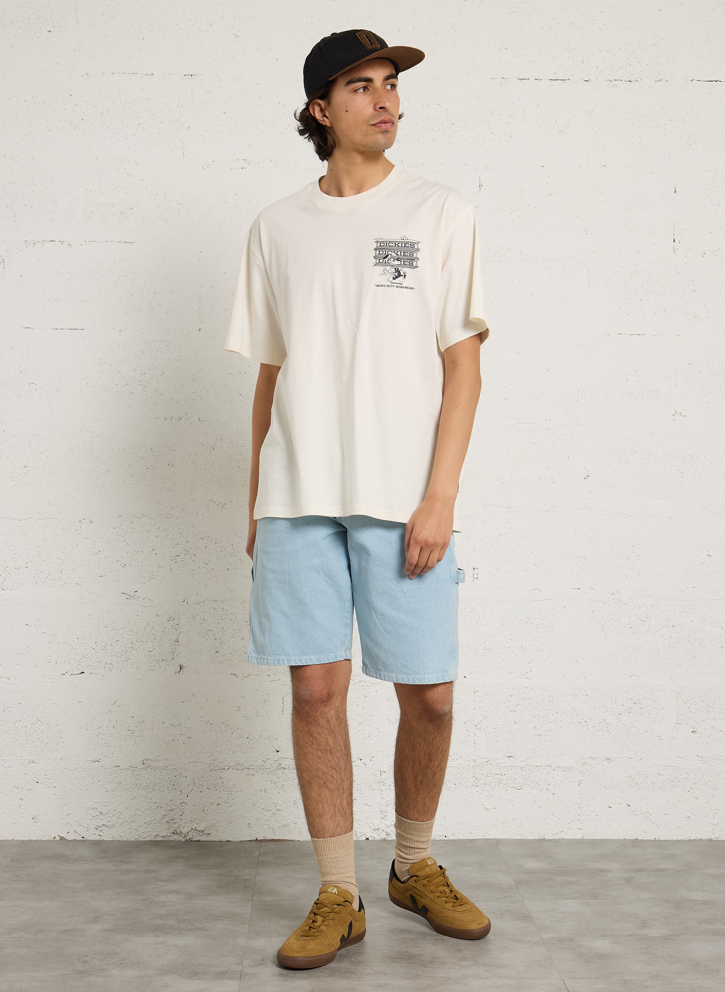 Suede leather low-top sneakers VEJA Yellow