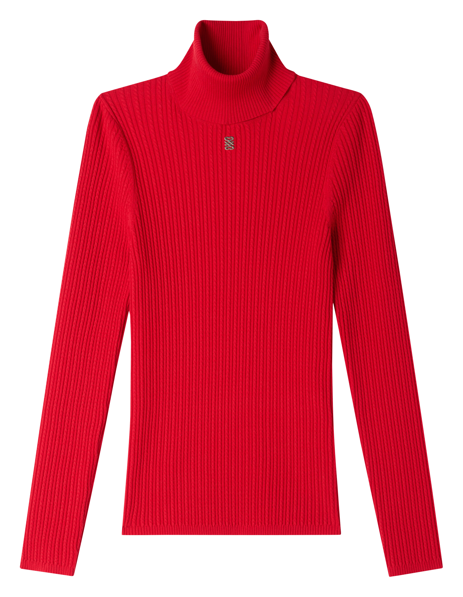 Gerade geschnittener Rollkragenpullover SANDRO Rot