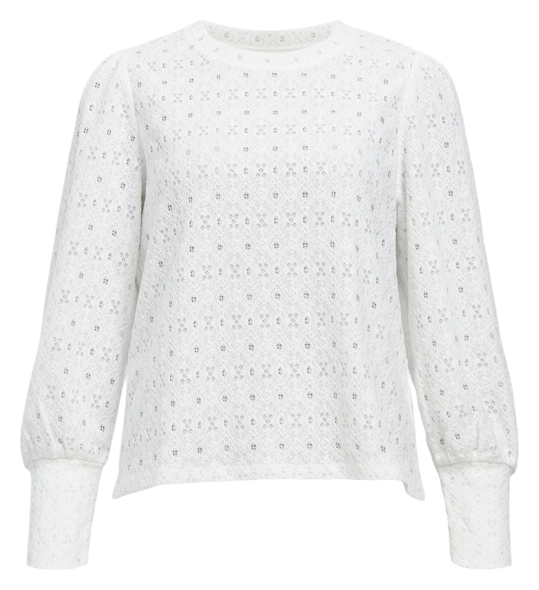 Top oversize col rond OBJECT Beige