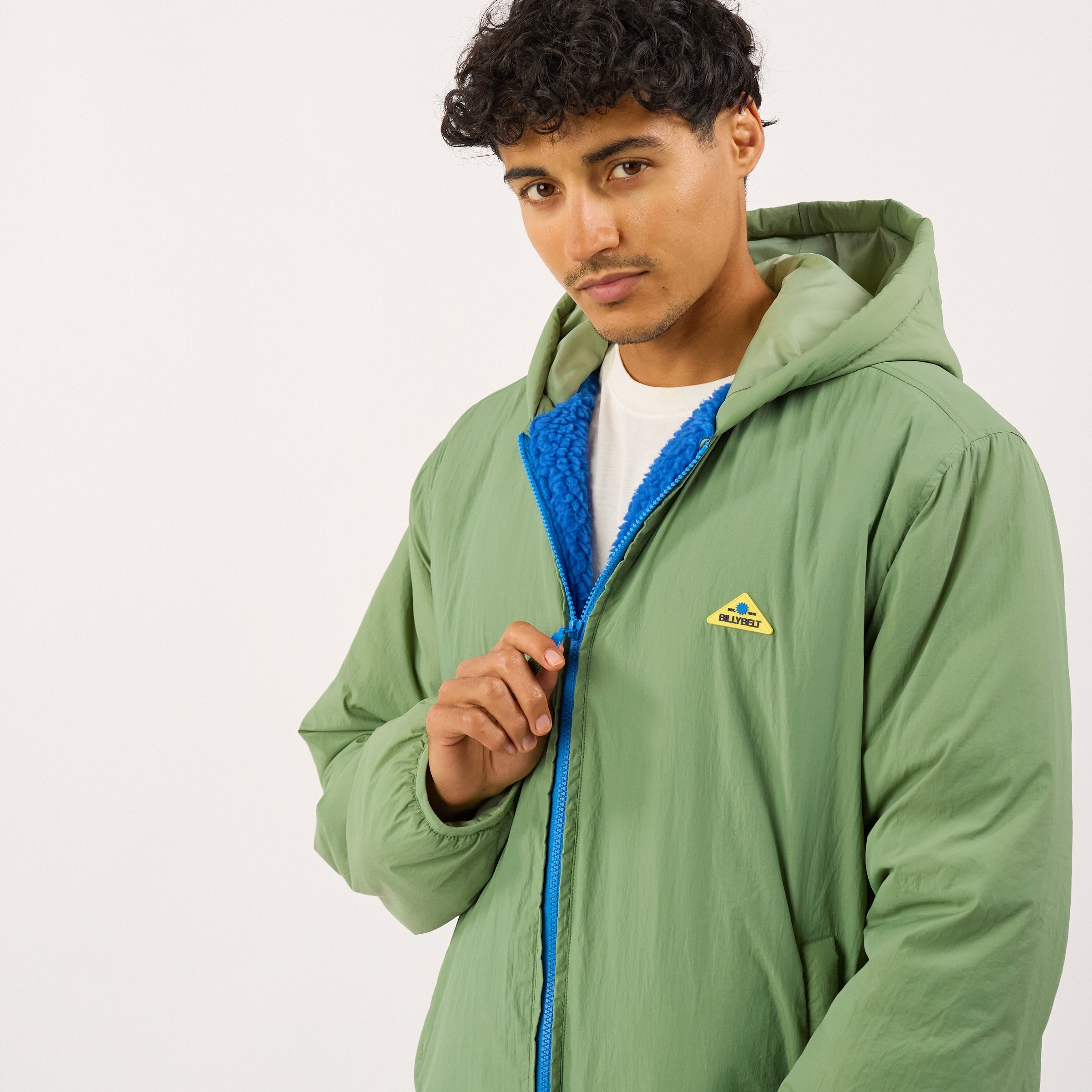 Unisex hooded parka BILLYBELT Green