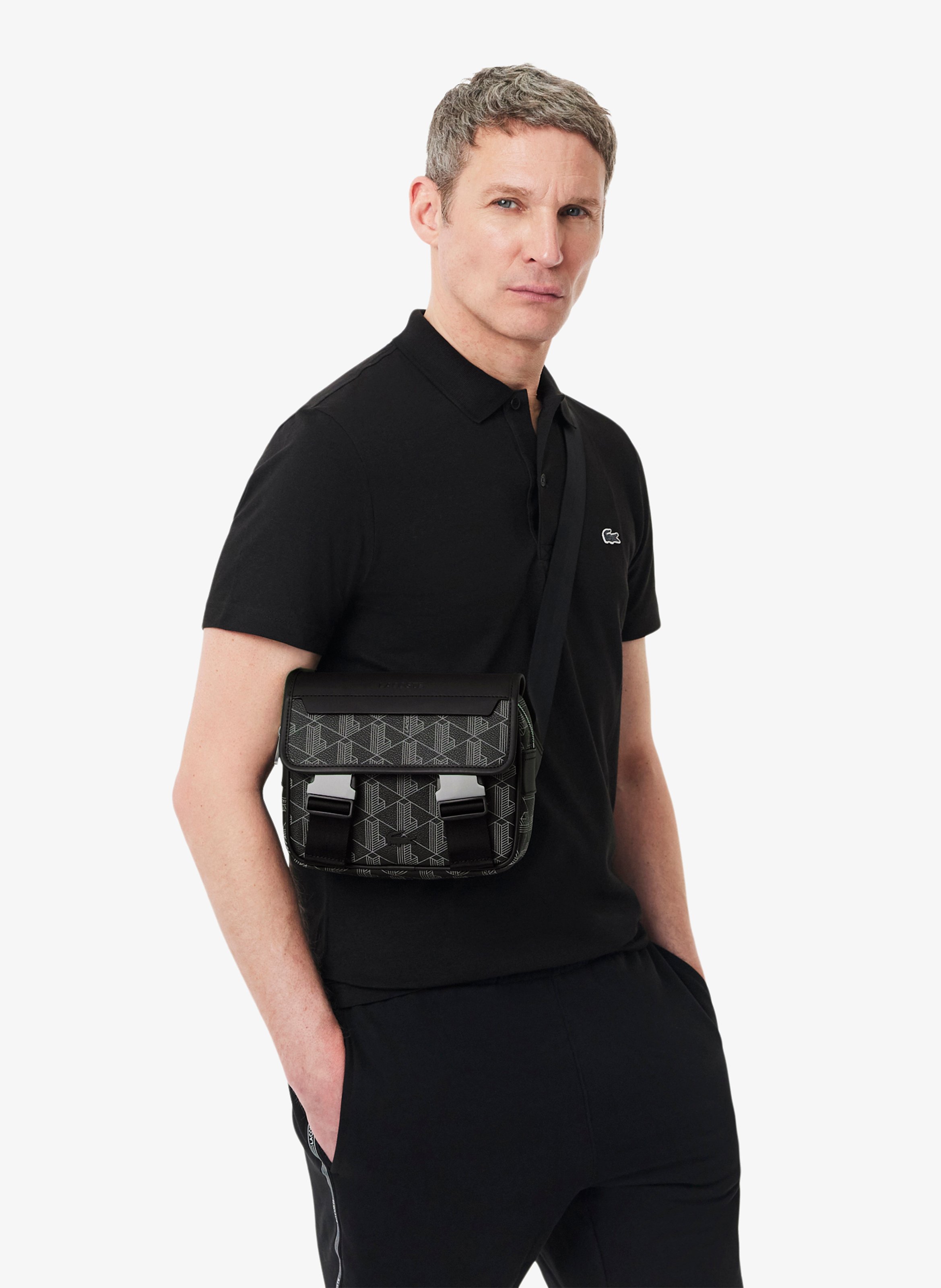 Sacoche  LACOSTE Noir