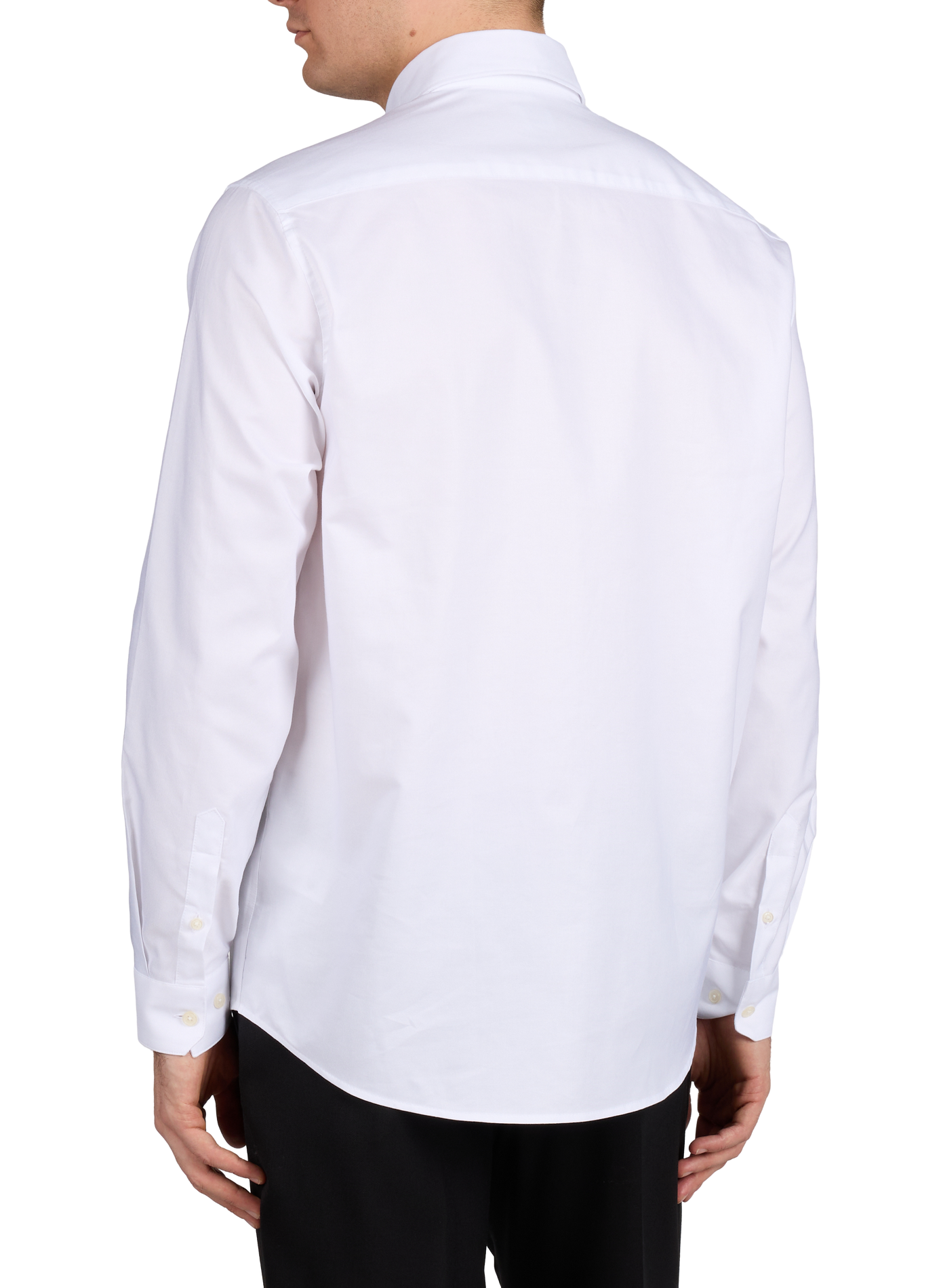 Hox-D straight-cut cotton shirt AU PRINTEMPS PARIS White