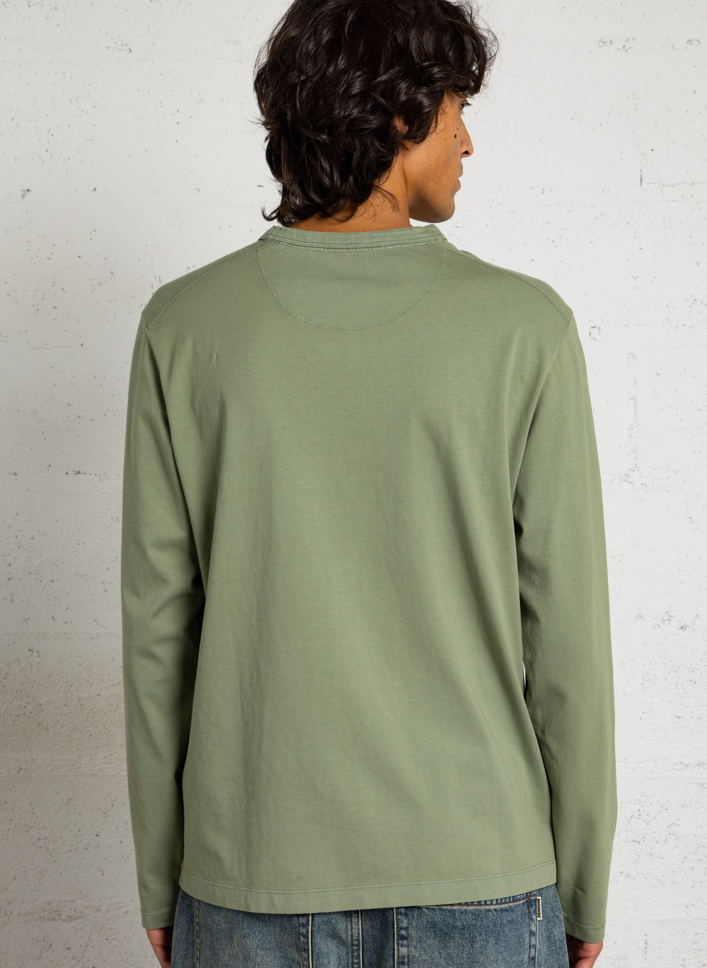 Gerade geschnittenes Rundhals-T-Shirt aus Baumwolle PEPE JEANS Grun