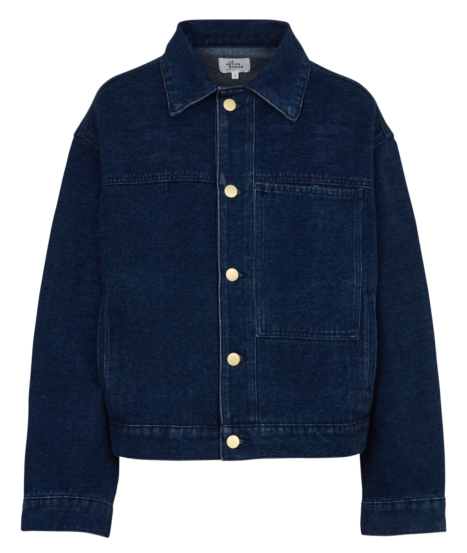 Buttoned denim jacket LA PETITE ETOILE Raw denim