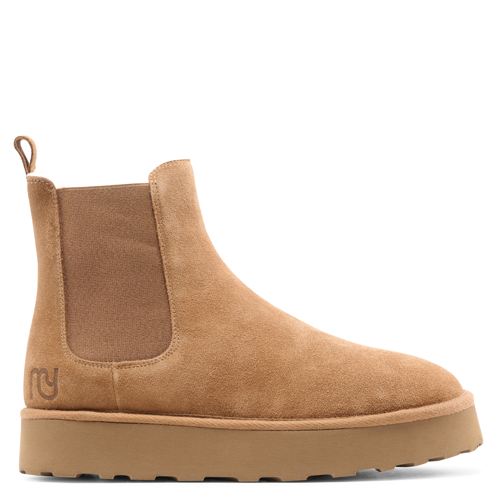 Flat suede leather ankle boots MELLOW YELLOW