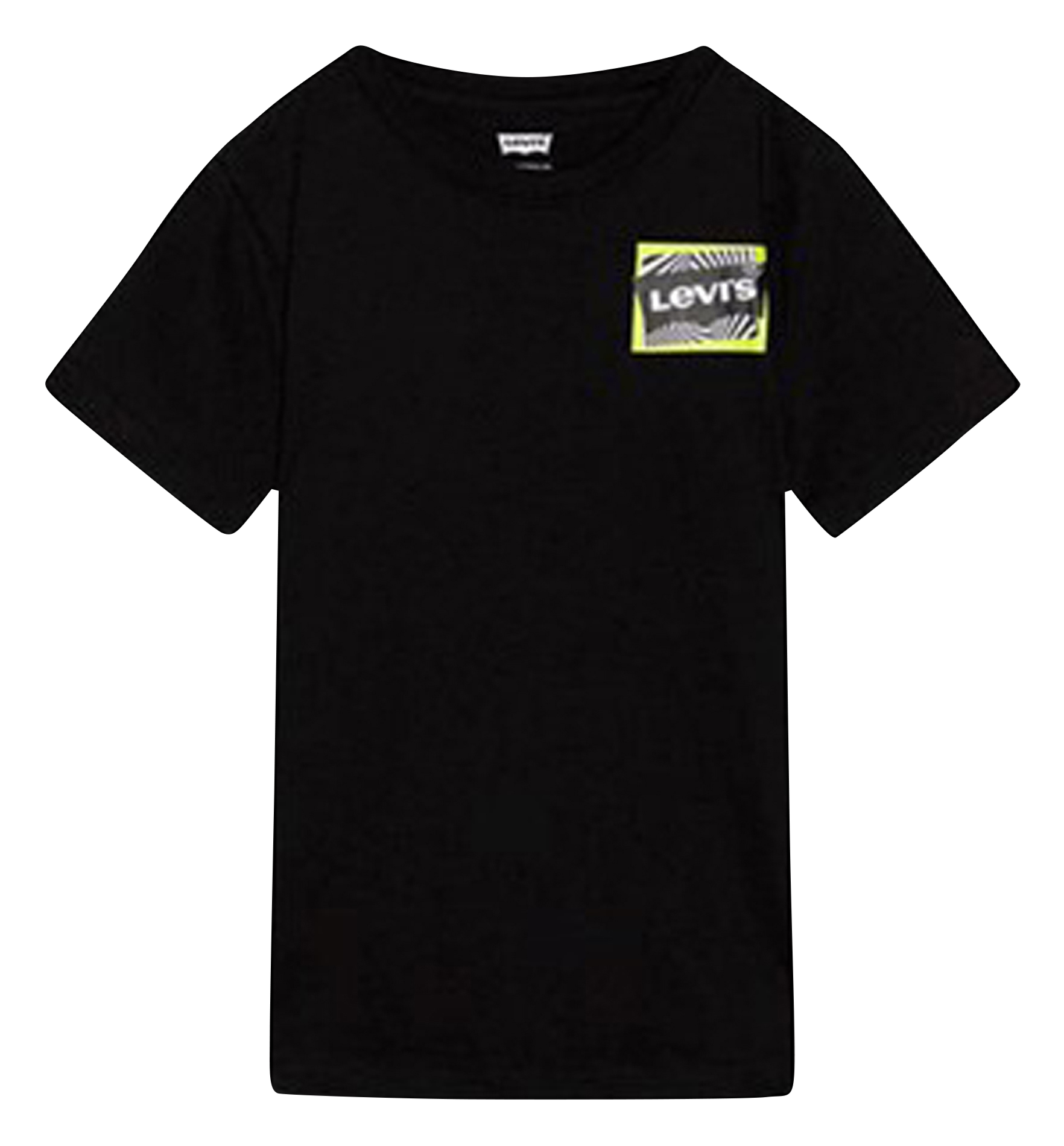 Tee-shirt droit col rond en coton LEVI'S KIDS Noir